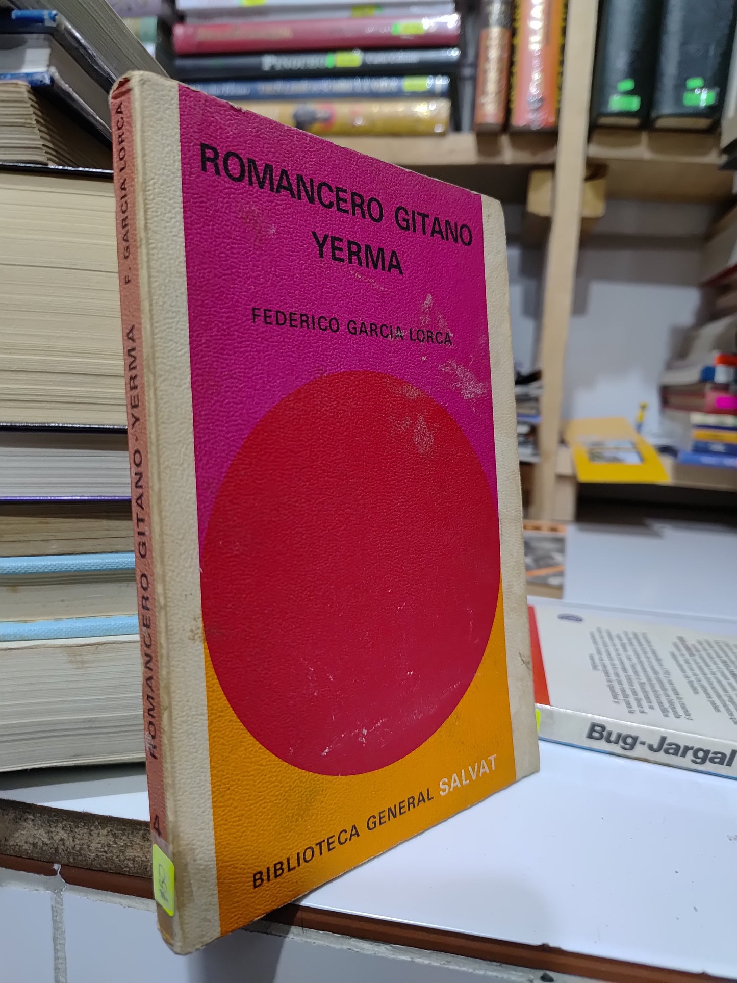 ROMANCERO GITANO YERMA POR FEDERICO GARCIA LORCA USADO NOVELAS JUAREZ 507