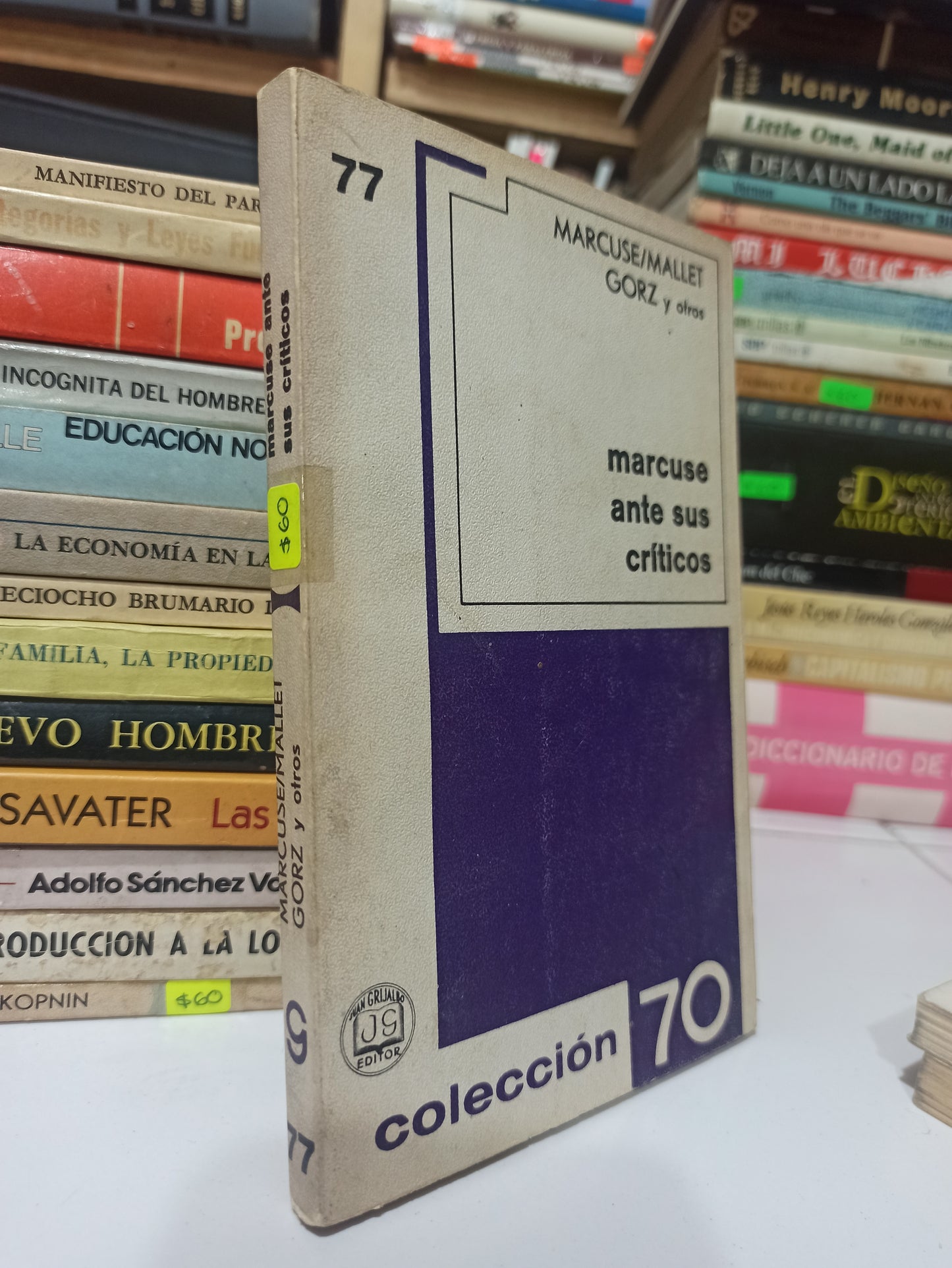 MARCUS ANTE SUS CRITICOS POR MARCUSE MALLETE GORZ Y OTROS USADO SOCIOLOGIA JUÁREZ