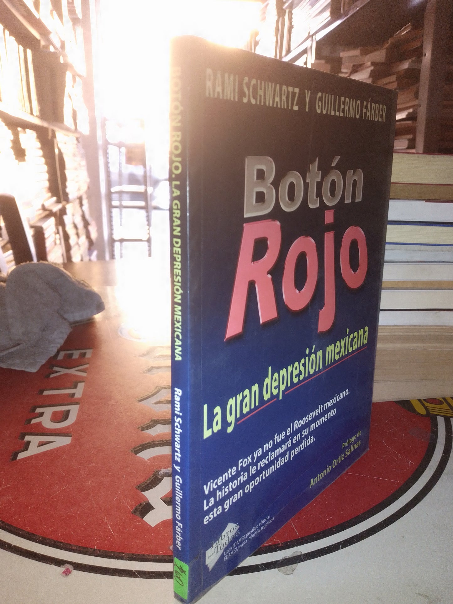 BOTON ROJO LA GRAN DEPRESIÓN MEXICANA POR RAMI SCHWARTZ USADO POLÍTICA LITERARIO 207