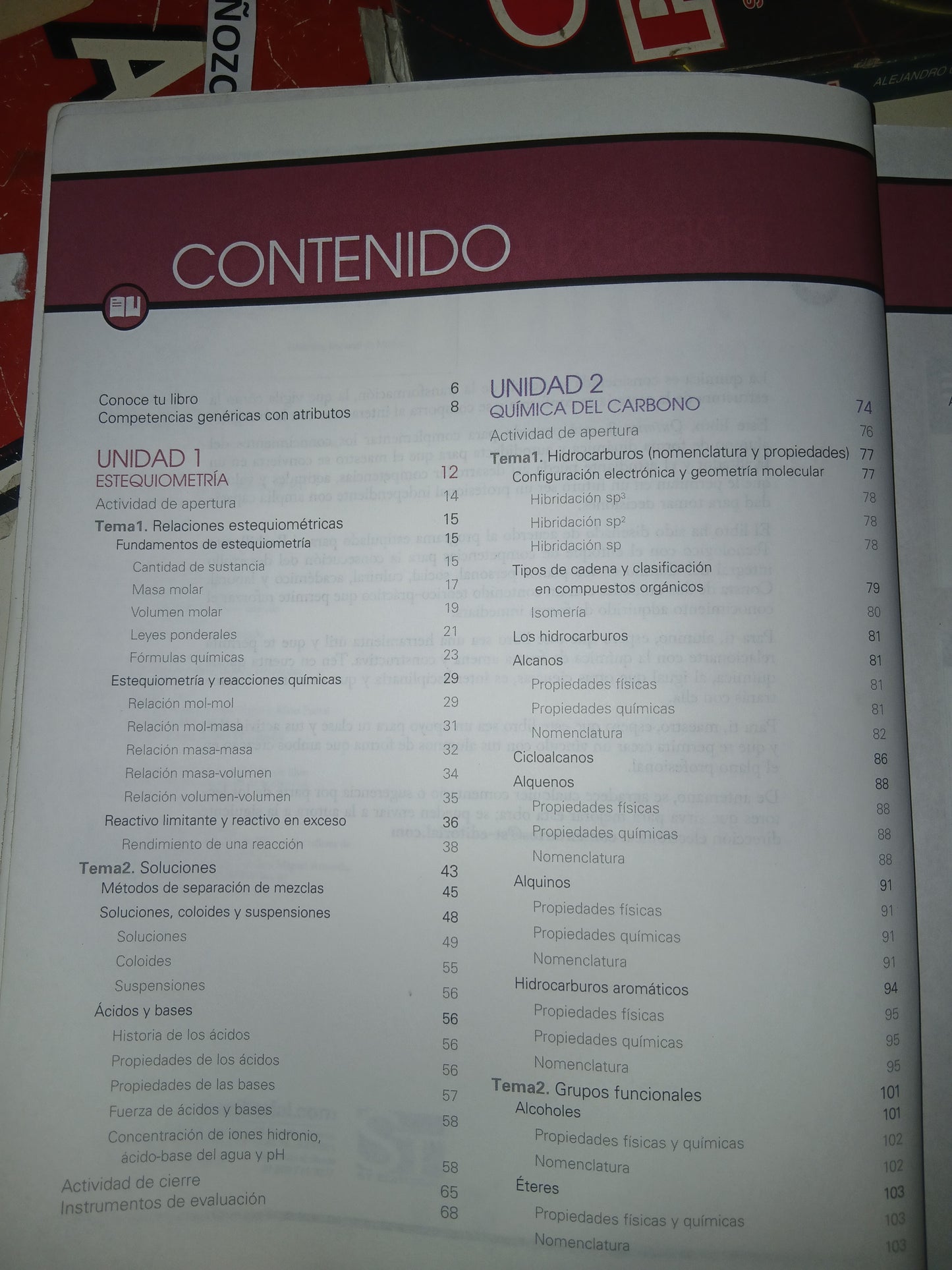 QUÍMICA 2 (PARA BACHILLERATO TECNOLÓGICO) POR ÁNGELA VANEGAS COLÍN USADO QUÍMICA LITERARIO 207