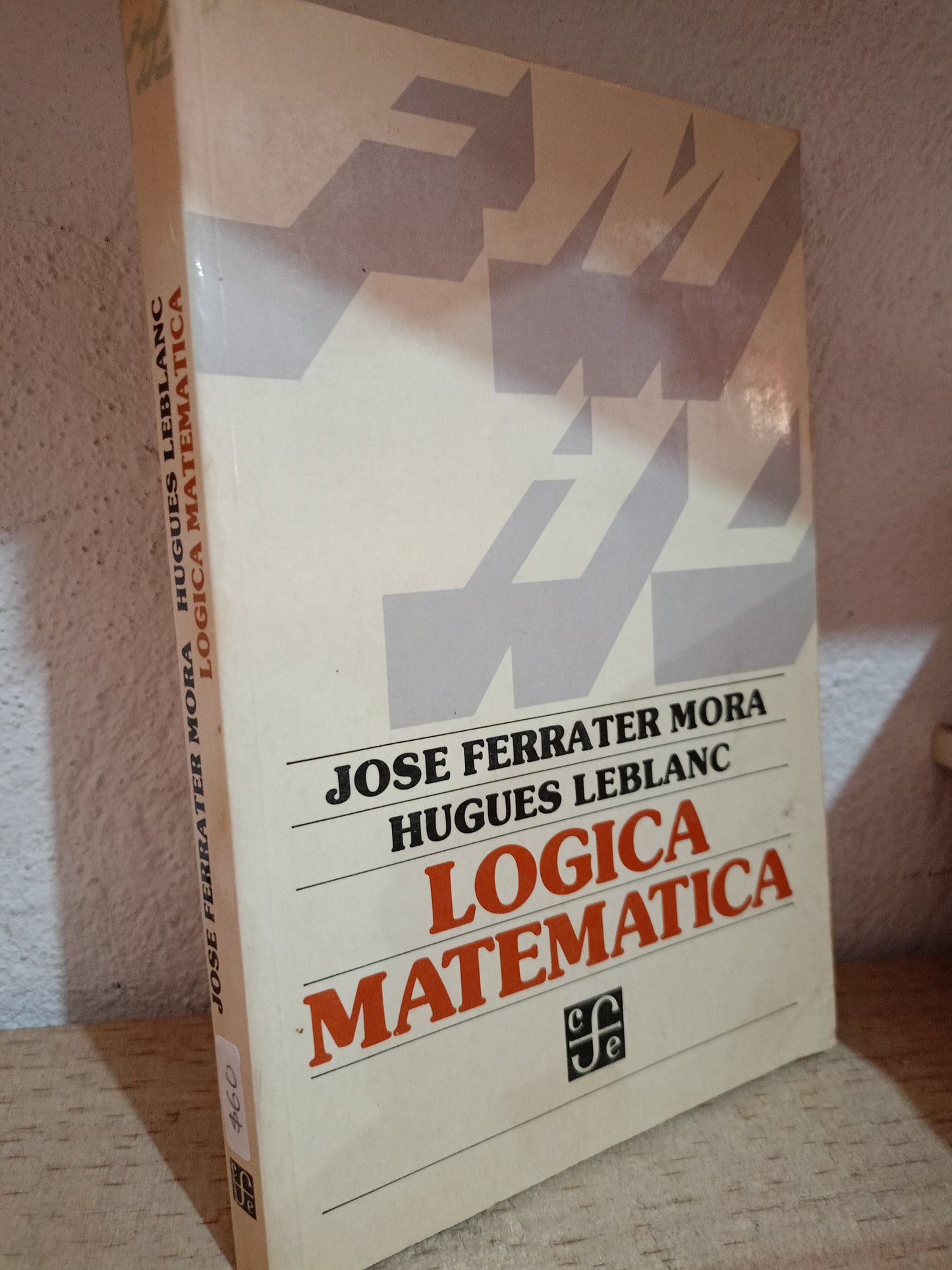 LOGICA MATEMATICA POR JOSE FERRATER MORA HUGUES LEBLANC USADO MATE LITERARIO 305