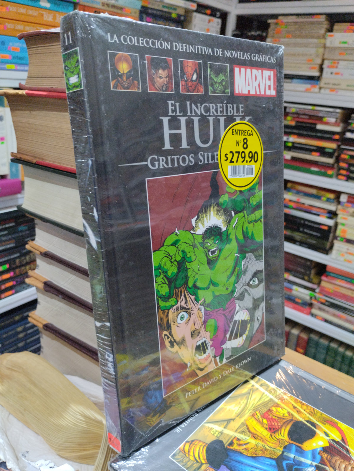 EL INCREIBLE HULK GRITOS SILENCIOSOS POR PETER DAVID USADO NOVELAS JUAREZ 515