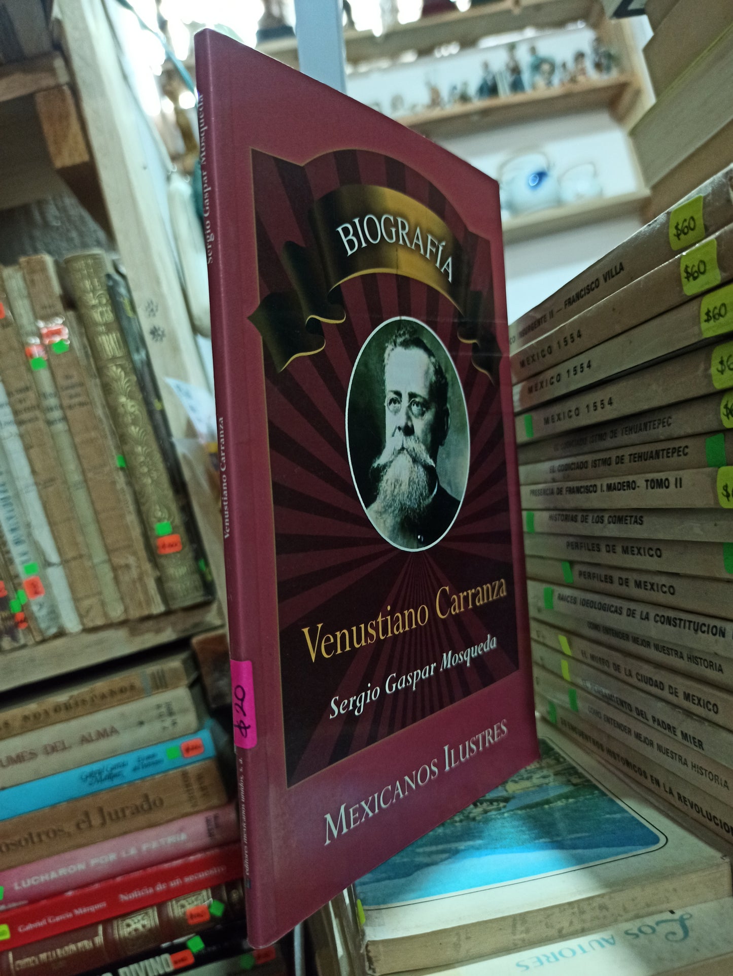 BIOGRAFÍA DE VENUSTIANO CARRANZA POR SERGIO GASPAR MOSQUEDA USADO HISTORIA ALDAMA