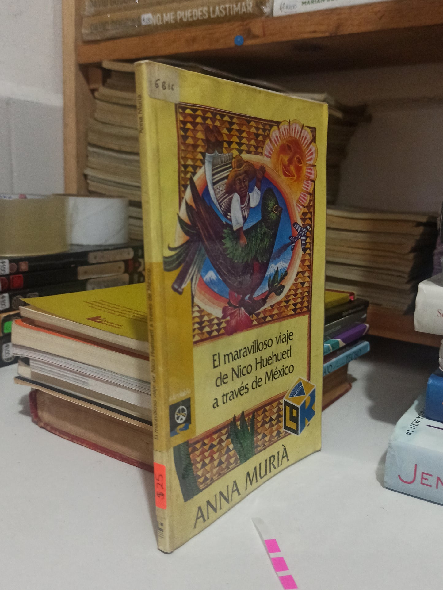 EL MARAVILLOSO VIAJE DE NICO HUEHUETL A TRAVÉS DE MÉXICO POR ANNA MURIA USADO NOVELAS JUÁREZ