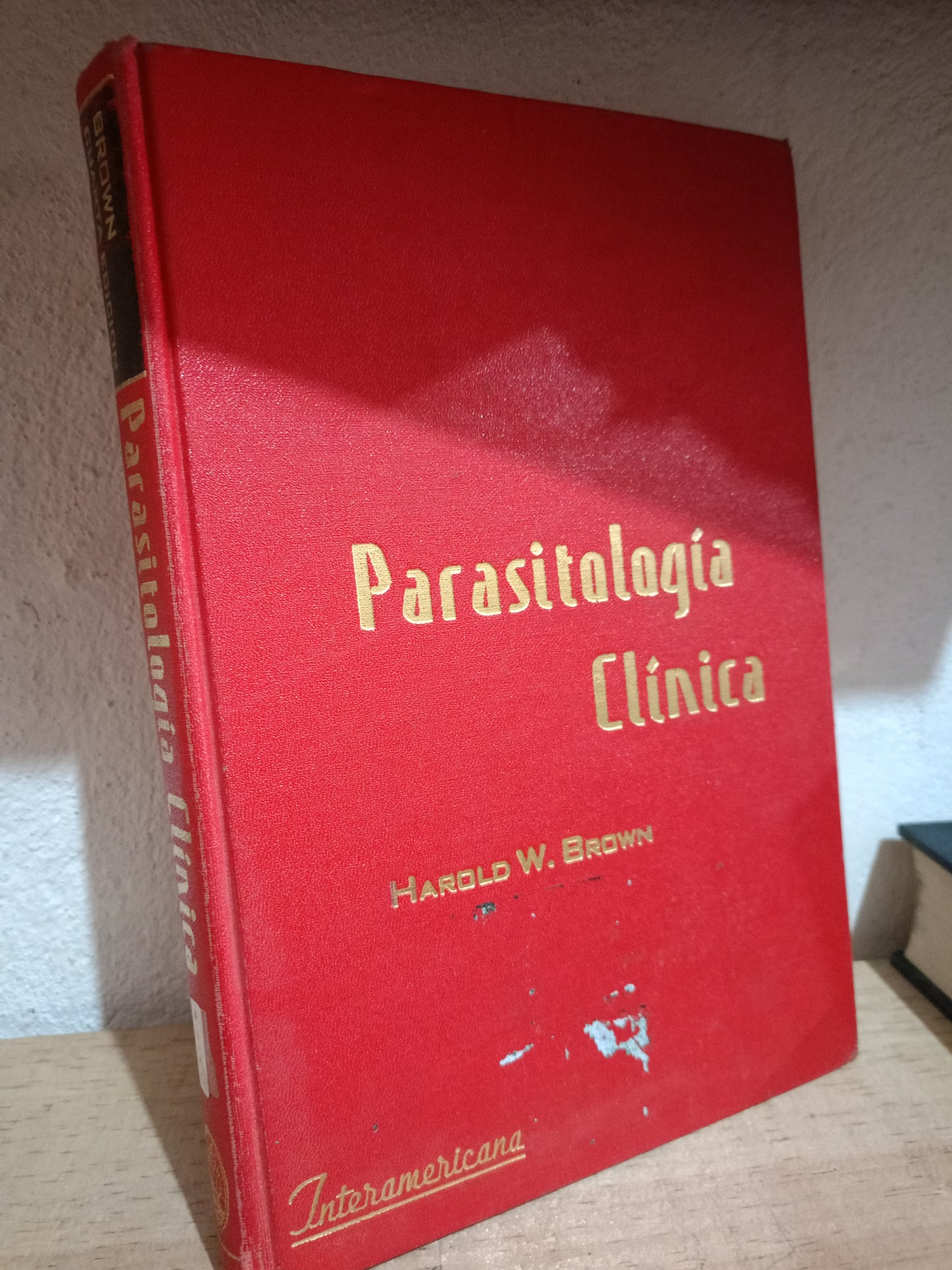 PARASITOLOGIA CLINICA POR HAROLD W. BROWN USADO SALUD LITERARIO 305