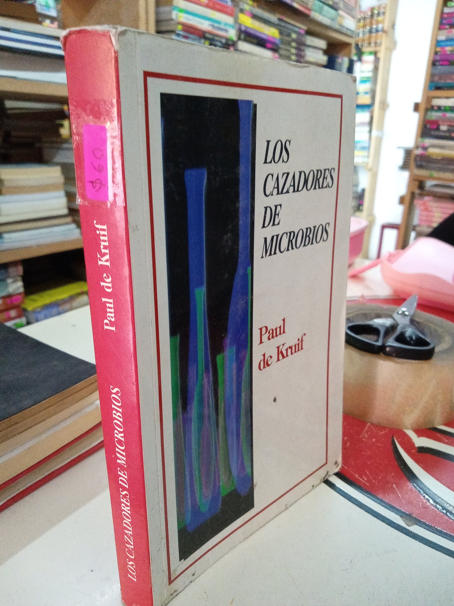 LOS CAZADORES DE MICROBIOS POR PAUL DE KRUIF USADO NOVELA LITERARIO 207