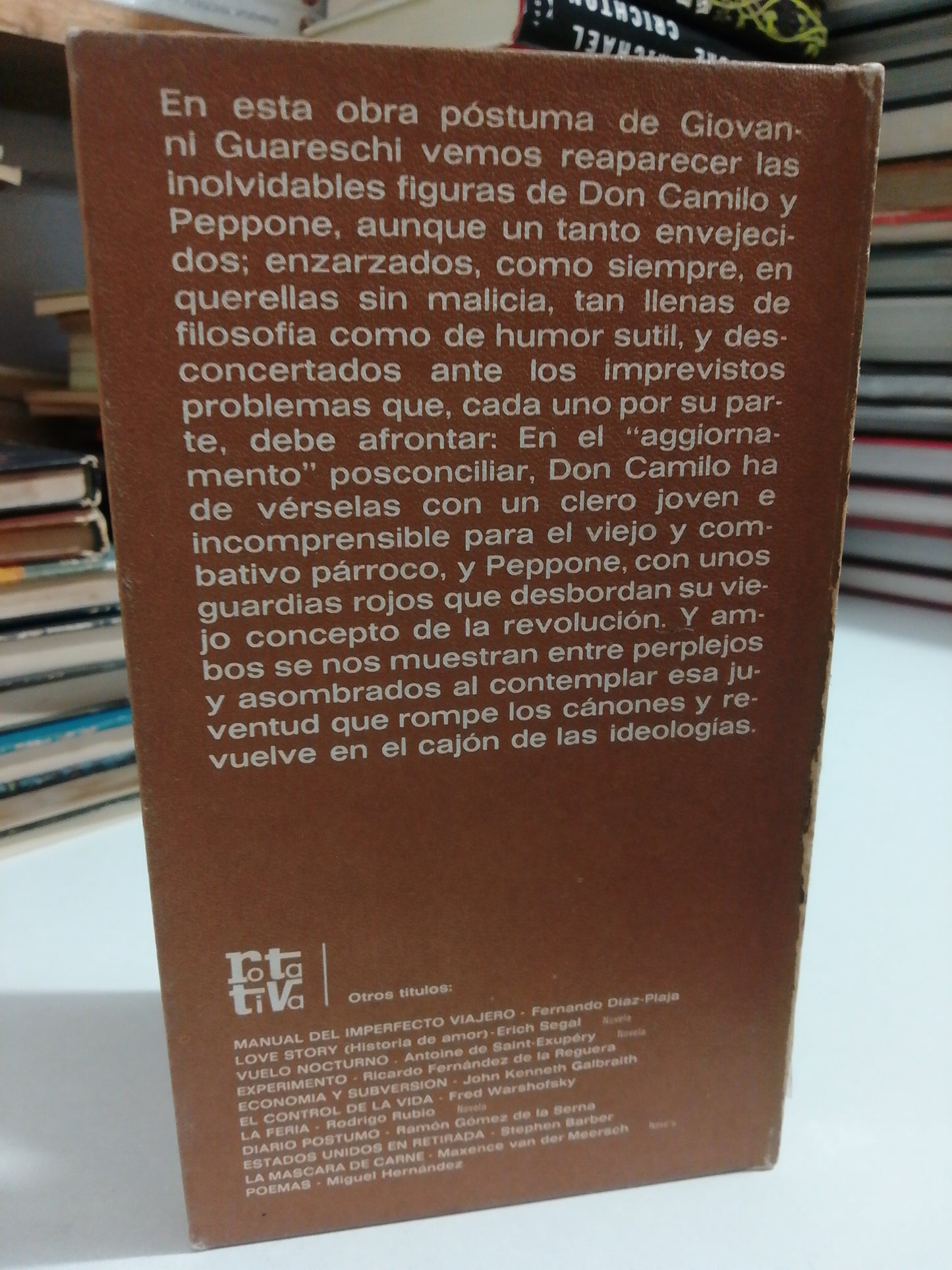 DON CAMILO Y LOS JOVENES DE HOY POR GIOVANNI GUARESCHI USADO NOVELA JUAREZ