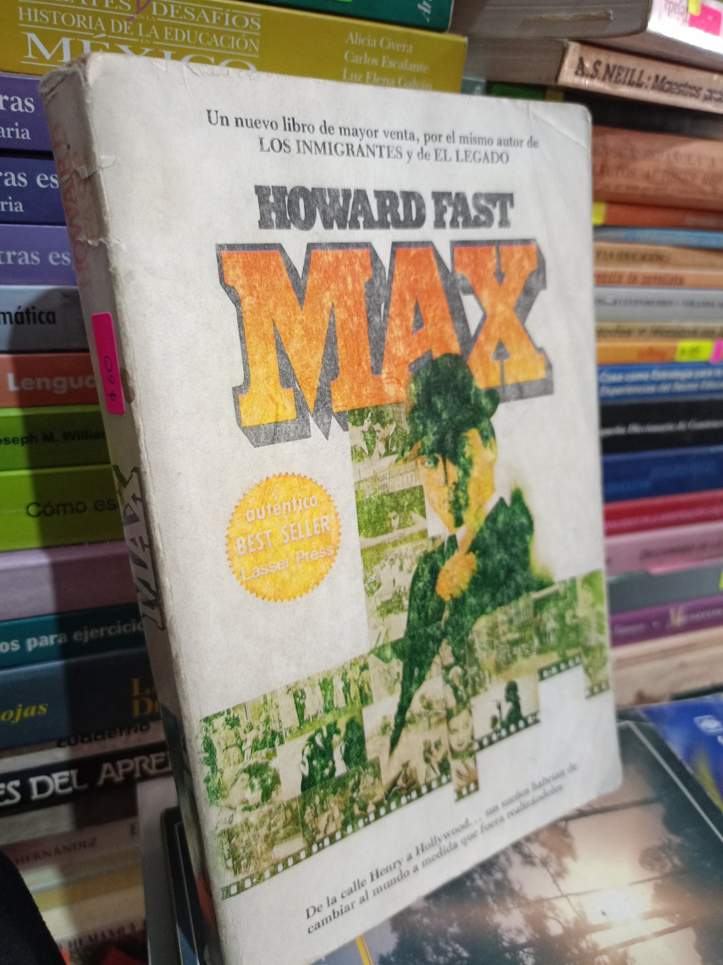 MAX POR HOWARD FAST USADO NOVELA LITERARIO 305