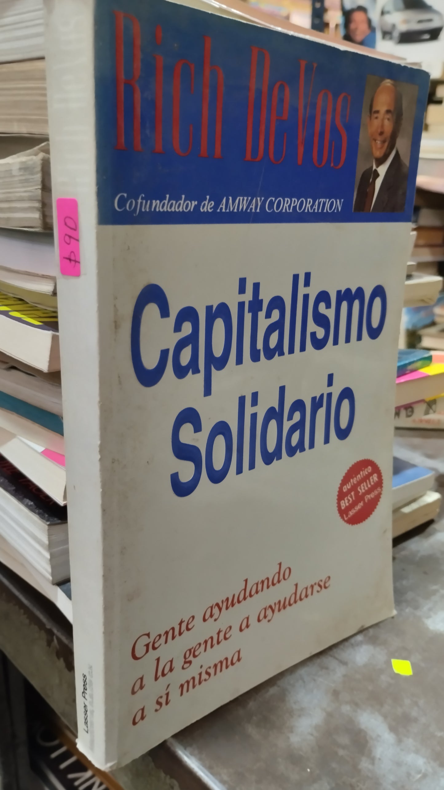 CAPITALISMO SOLIDARIO POR RICH DE VOS LIBRO USADO SUPERACION PERSONAL ALDAMA