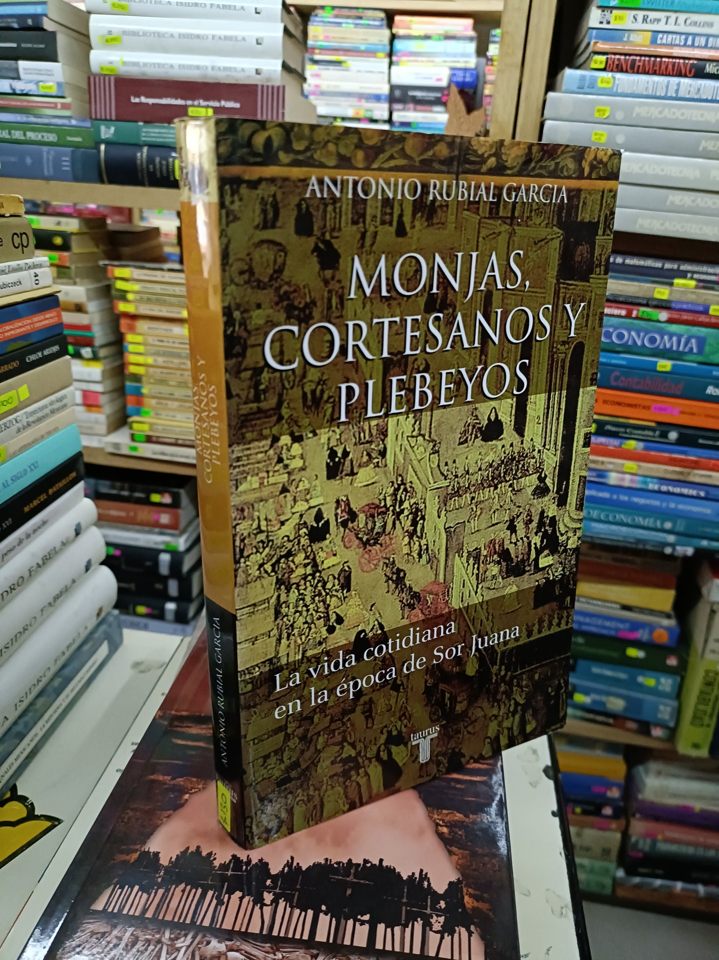 MONJAS CORTESANOS Y PLEBEYOS POR ANTONIO RUBIEL GARCÍA USADO HISTORIA LITERARIO 207