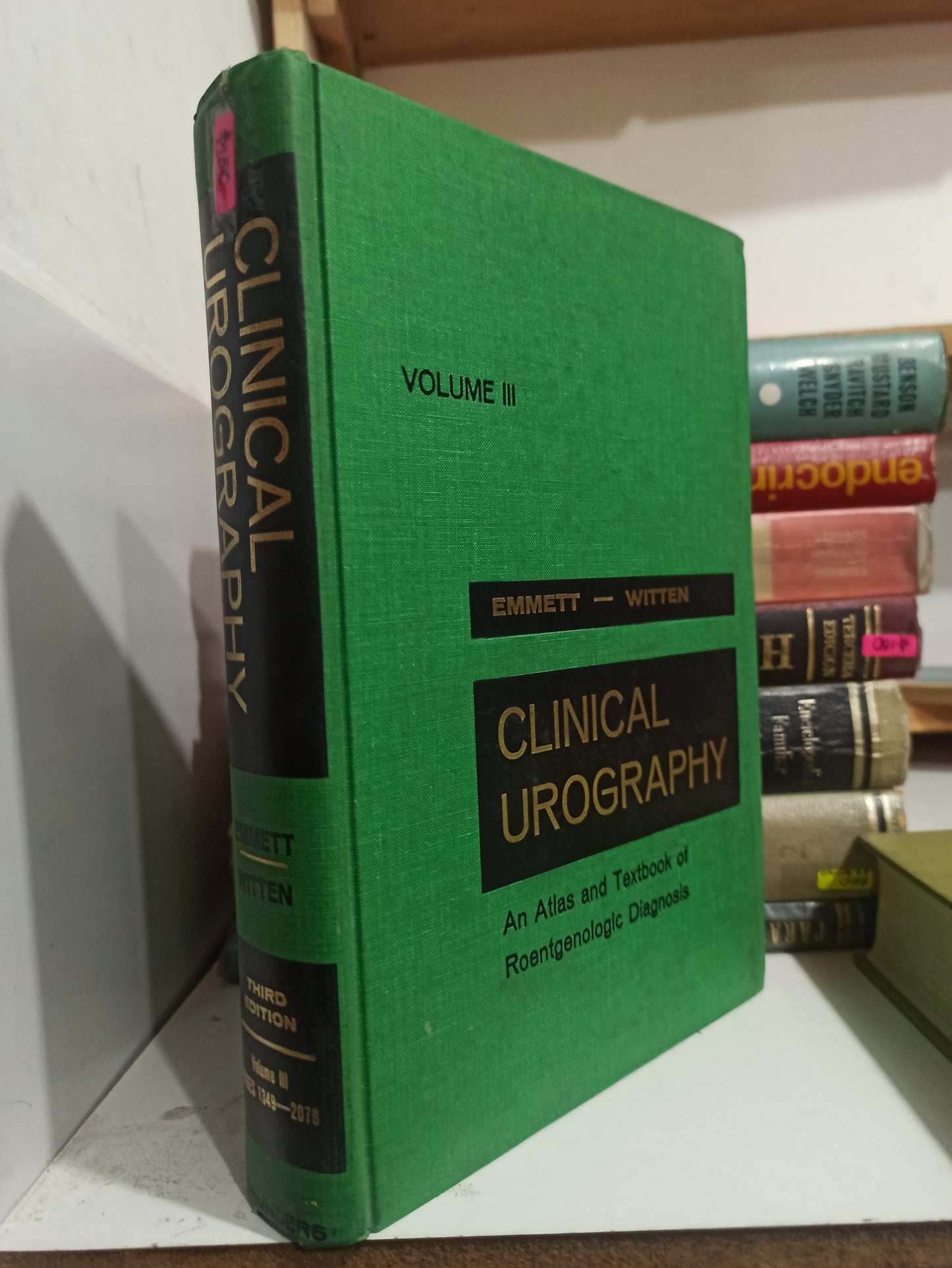 CLINICAL UROGRAPHY VOLUME 3 POR EMMETT Y WITTEN USADO SALUD JUÁREZ