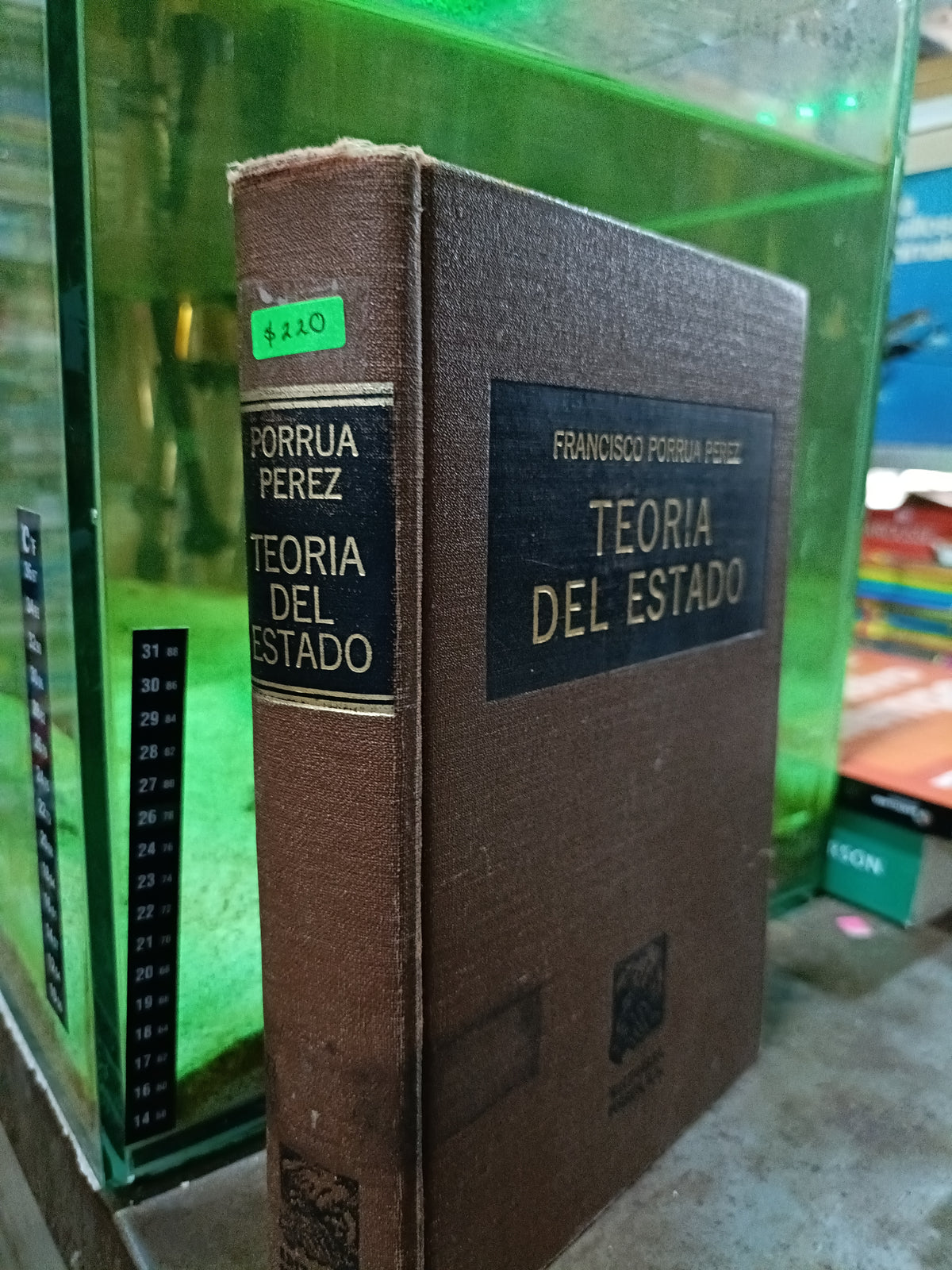 TEORIA DEL ESTADO POR FRANCISCO PORRUA PEREZ USADO DERECHO ALDAMA