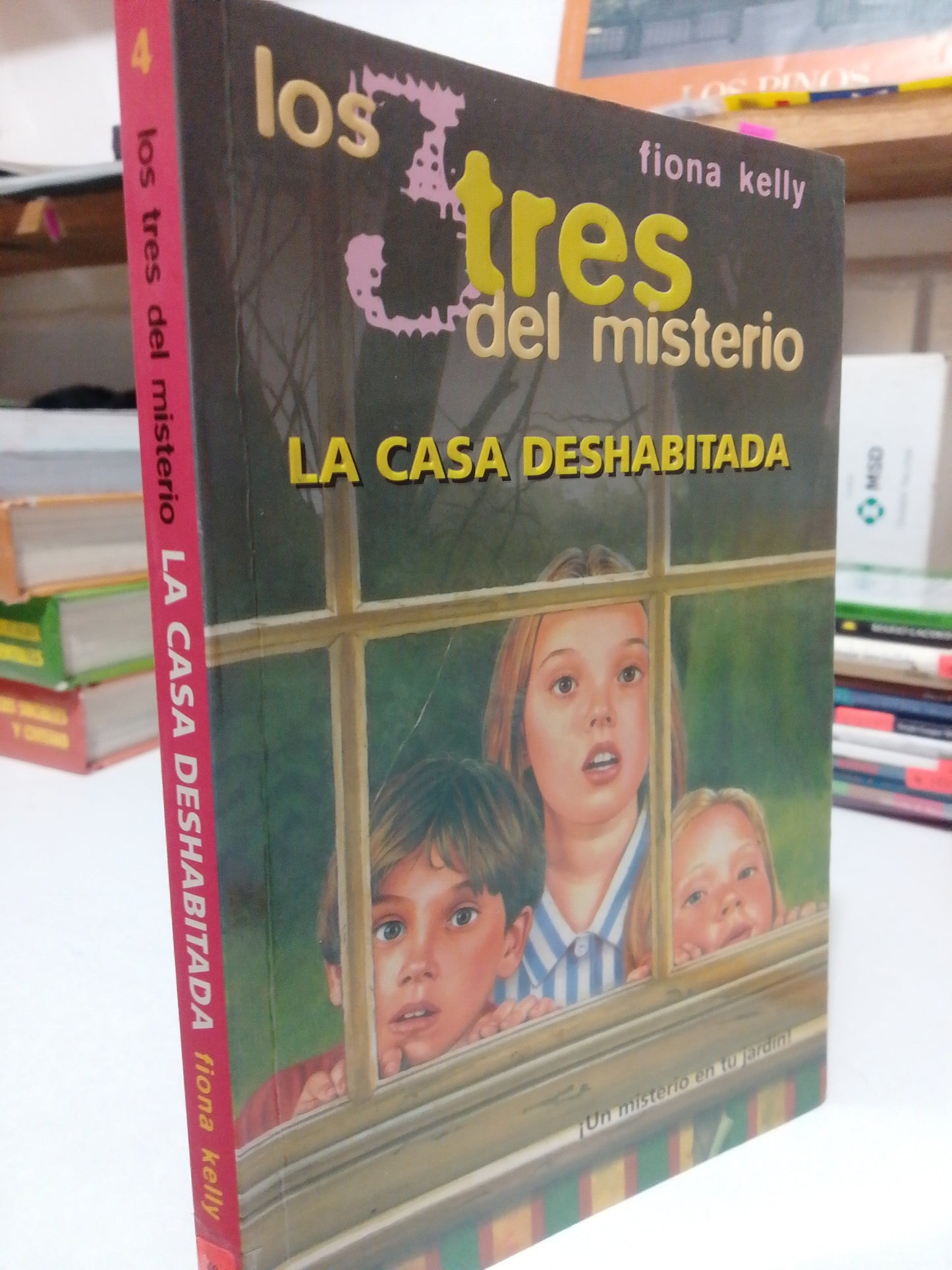 LOS TRES DEL MISTERIO LA CASA DESHABITADA POR FIONA KELLY USADO INFANTIL JUAREZ