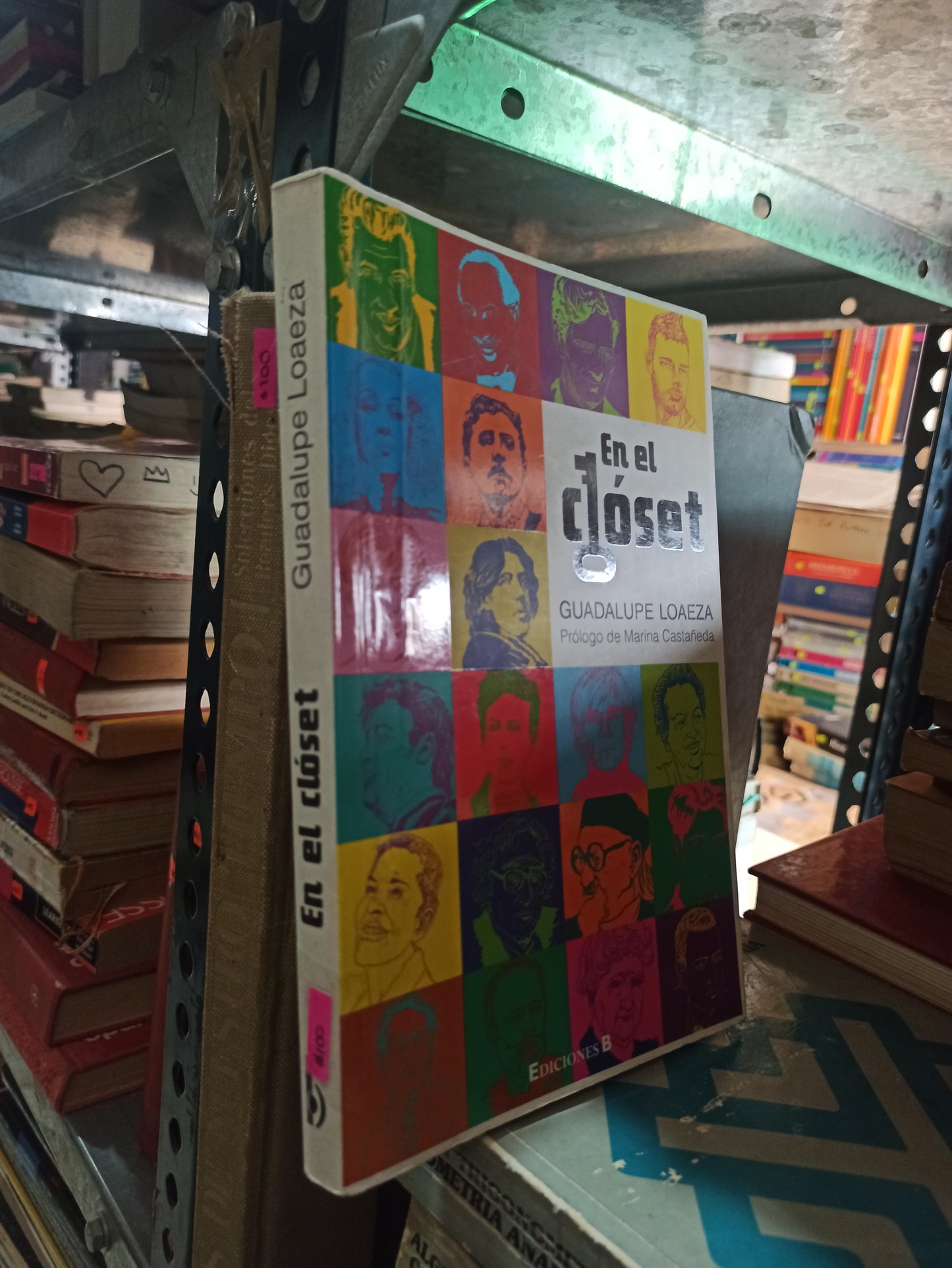 EN EL CLOSET POR GUADALUPE LOAEZA USADO NOVELAS ALDAMA