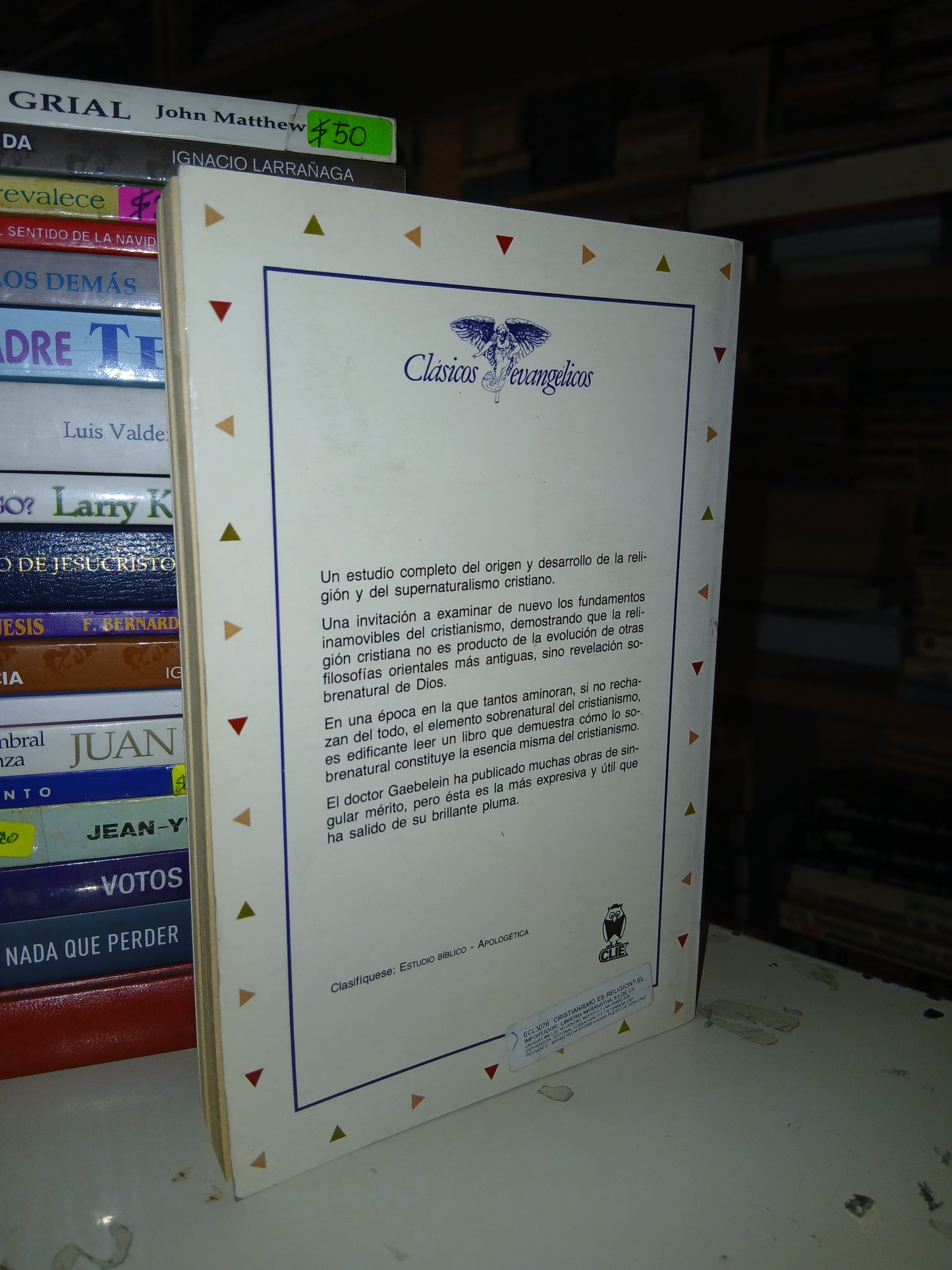 ¿EL CRISTIANISMO ES RELIGIÓN? POR ARNO C. GAEBELEIN USADO RELIGIÓN LITERARIO 207