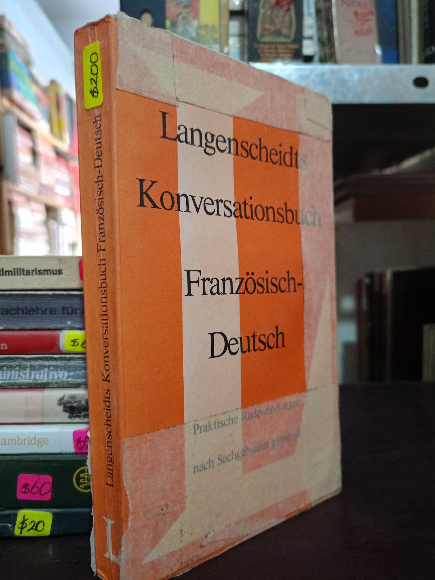 LANGENSCHEIDTS KONVERSATIONSBUCH FRANZOSISCH DEUTSCH USADO IDIOMAS LITERARIO 305