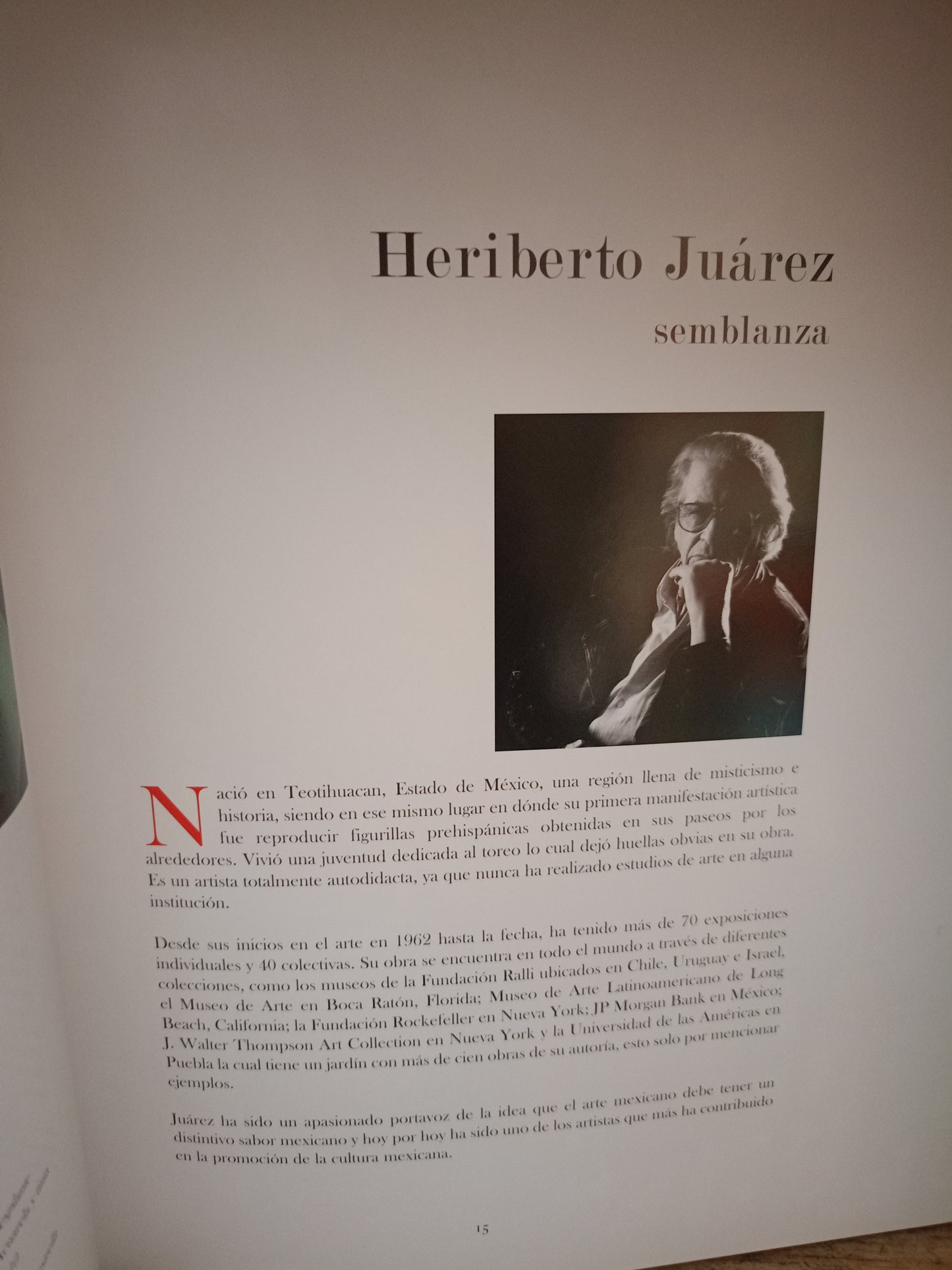 HERIBERTO JUÁREZ ESCULTURA Y PINTURA POR RAFAEL CUÉ ECHEVERRÍA USADO ARTE LITERARIO 305