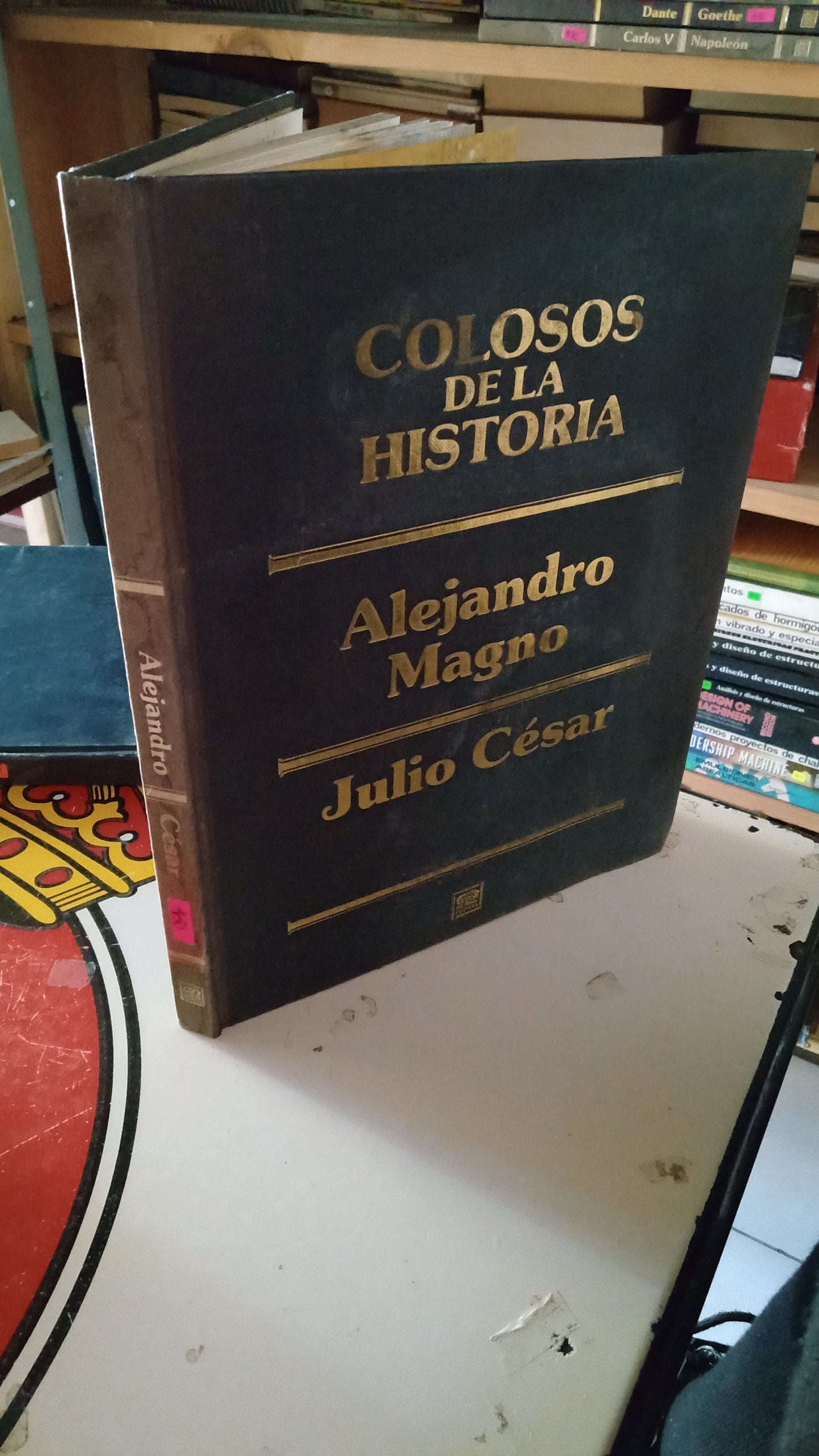 COLOSOS DE LA HISTORIA: ALEJANDRO MAGNO / JULIO CÉSAR USADO HISTORIA LITERARIO 207