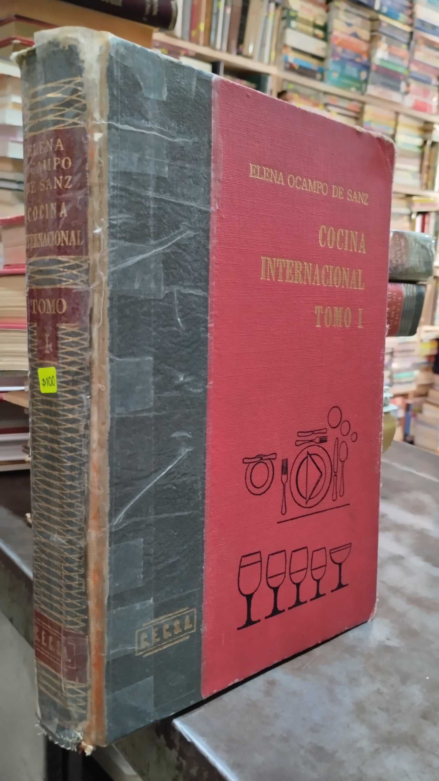 COCINA INTERNACIONAL TOMO I POR ELENA OCAMPO DE SANZ LIBRO USADO COCINA ALDAMA