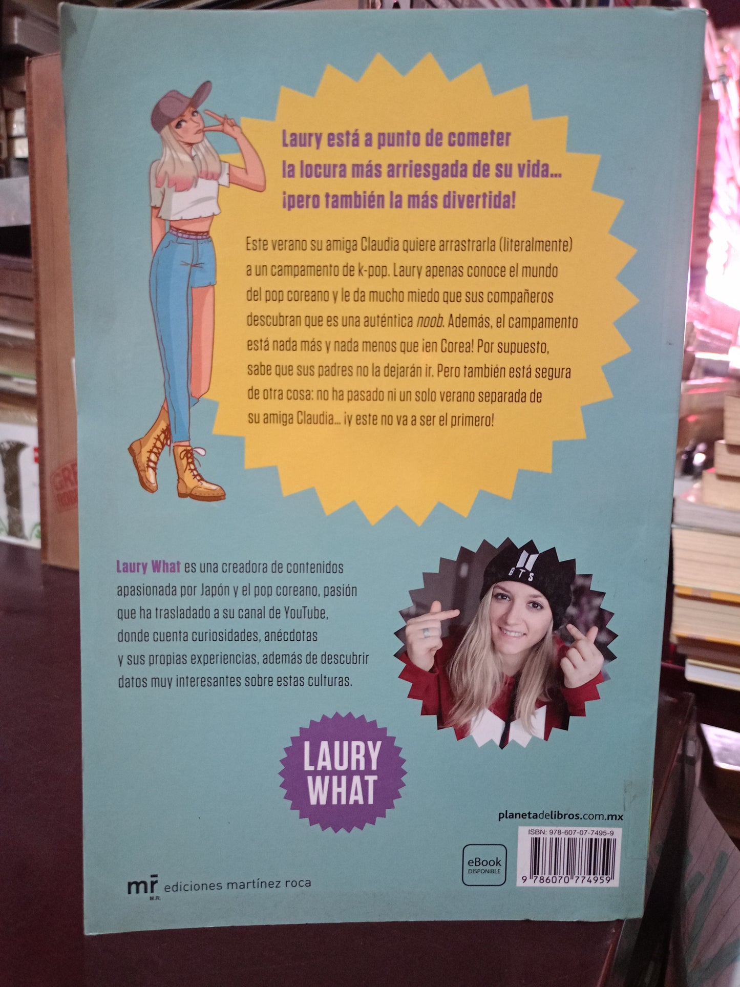 IDOL POR SORPRESA K-POP LAURY WHAT USADO NOVELA LITERARIO 305