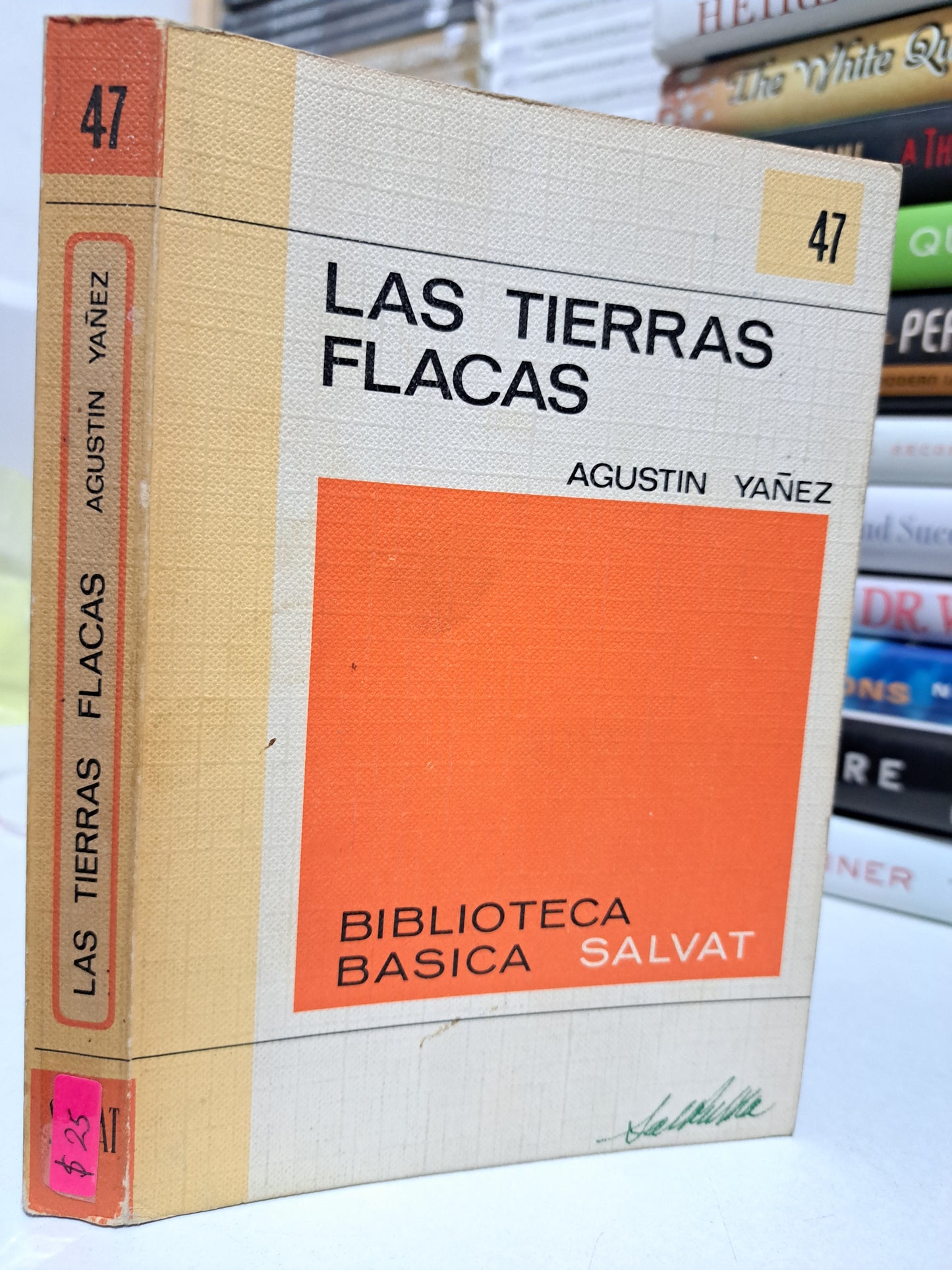 LAS TIERRAS FLACAS AGUSTIN YAÑEZ USADO NOVELA JUÁREZ