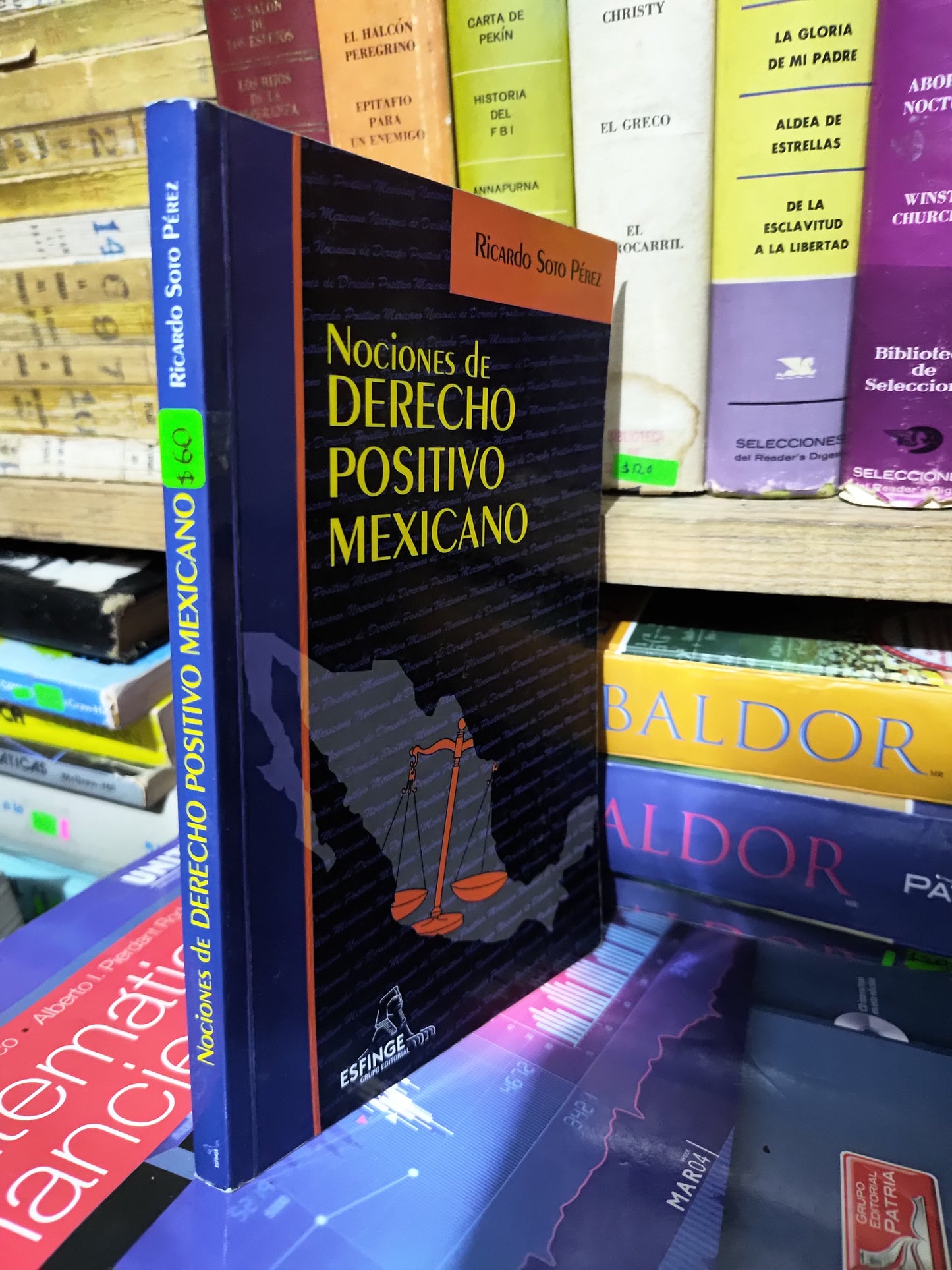 NOCIONES DE DERECHO POSITIVO MEXICANO POR RICARDO SOTO PEREZ USADO DERECHO JUAREZ 507