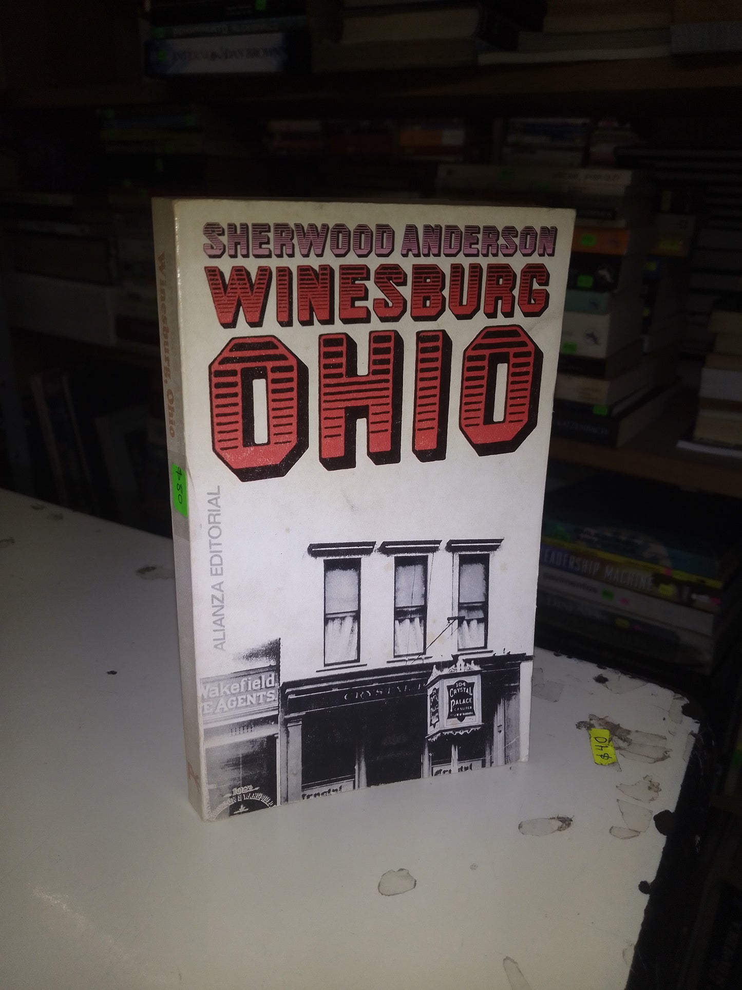 WINESBURG OHIO POR SHERWOOD ANDERSON USADO NOVELA LITERARIO 207