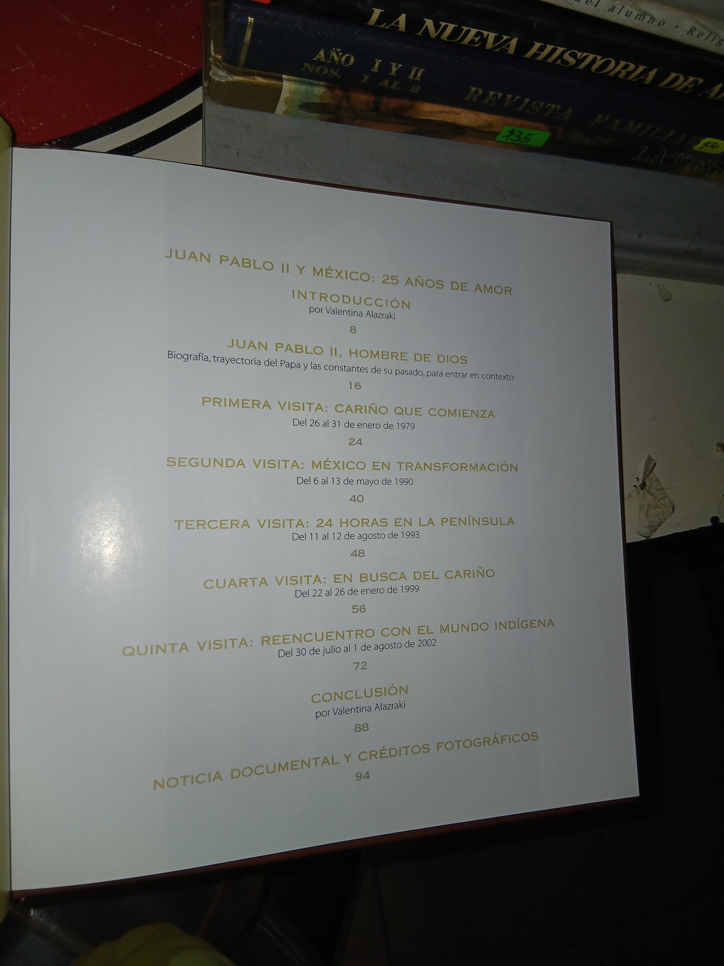JUAN PABLO II Y MÉXICO, 25 AÑOS DE AMOR (VARIOS AUTORES) USADO RELIGIÓN LITERARIO 207