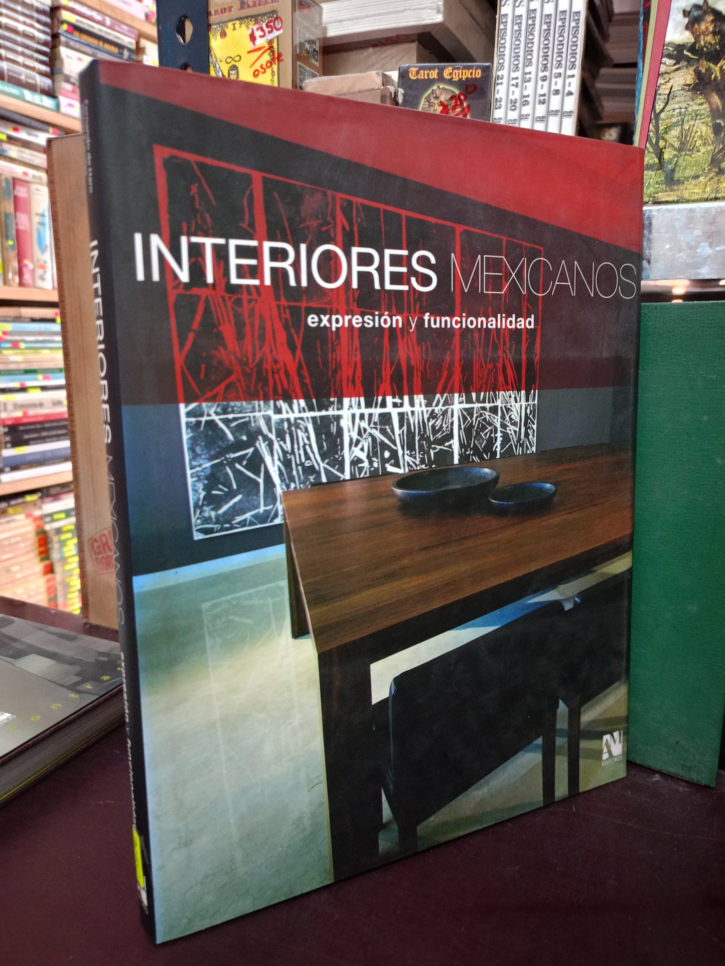 INTERIORES MEXICANOS POR FERNANDO DE HARO Y OMAR FUENTES USADO ARTE LITERARIO 305