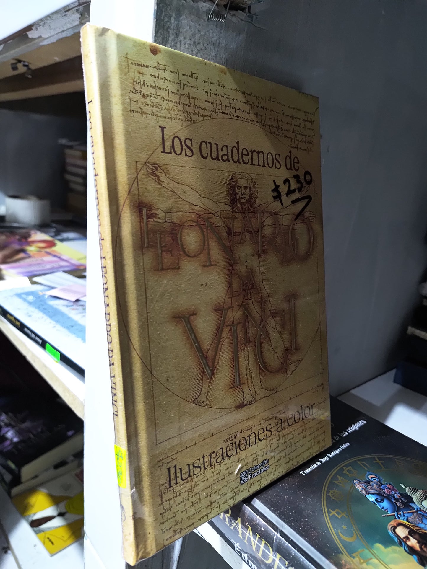 LOS CUADERNOS DE LEONARDO DAVINCI POR EDITORIAL COLECCION FRACTALES NUEVO JUAREZ