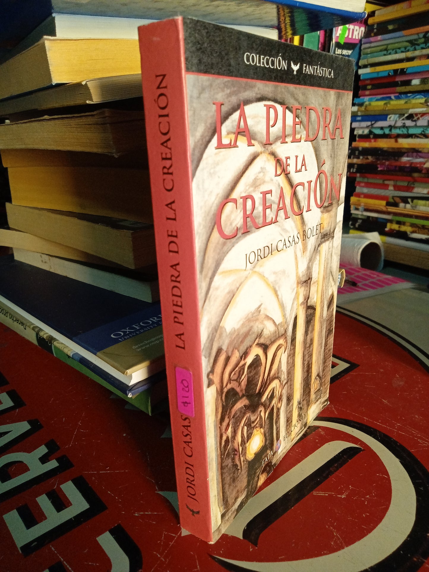 LA PIEDRA DE LA CREACIÓN POR JORDI CASAS BOLET USADO NOVELA LITERARIO 207