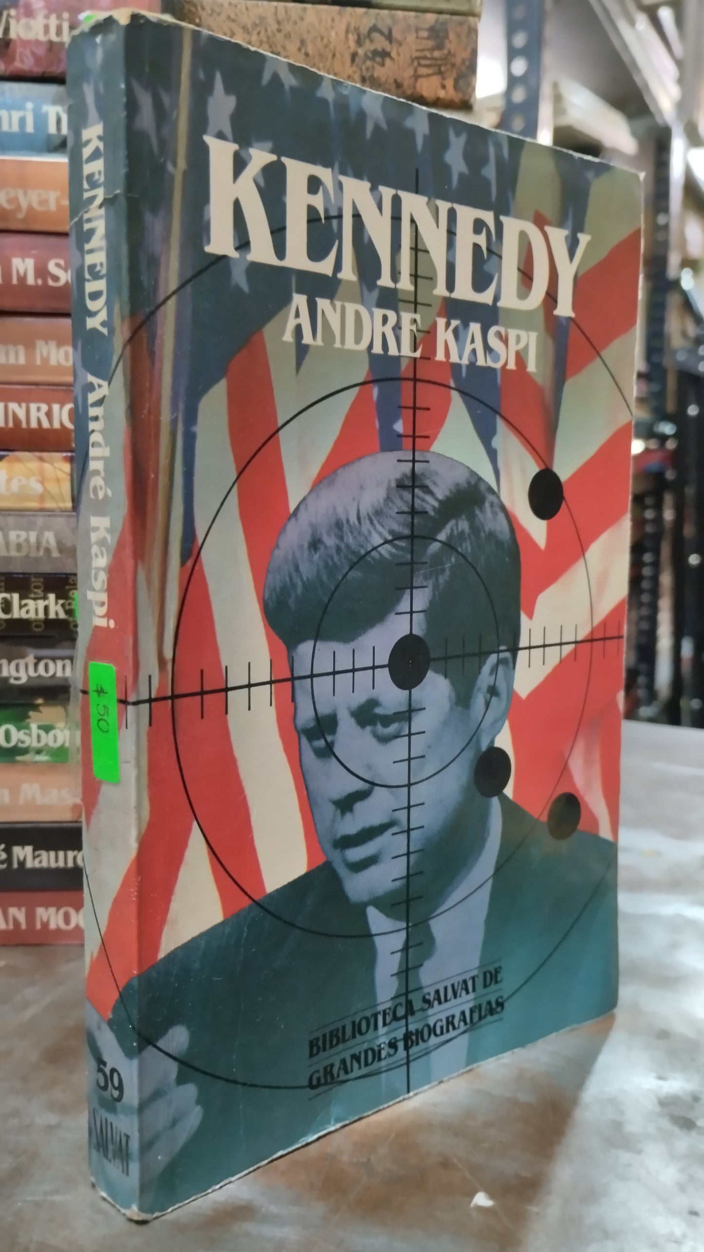 KENNEDY POR ANDRE KASPI LIBRO USADO HISTORIA ALDAMA