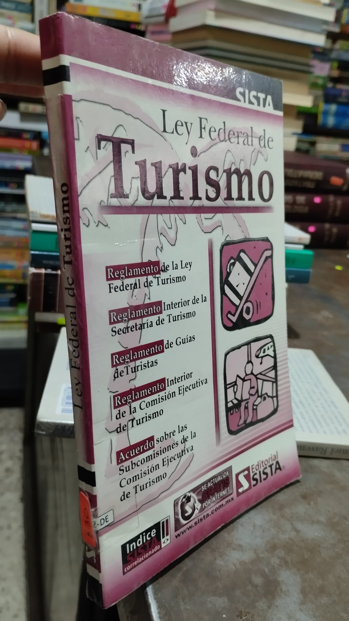 LEY FEDERAL DE TURISMO LIBRO USADO DERECHO ALDAMA