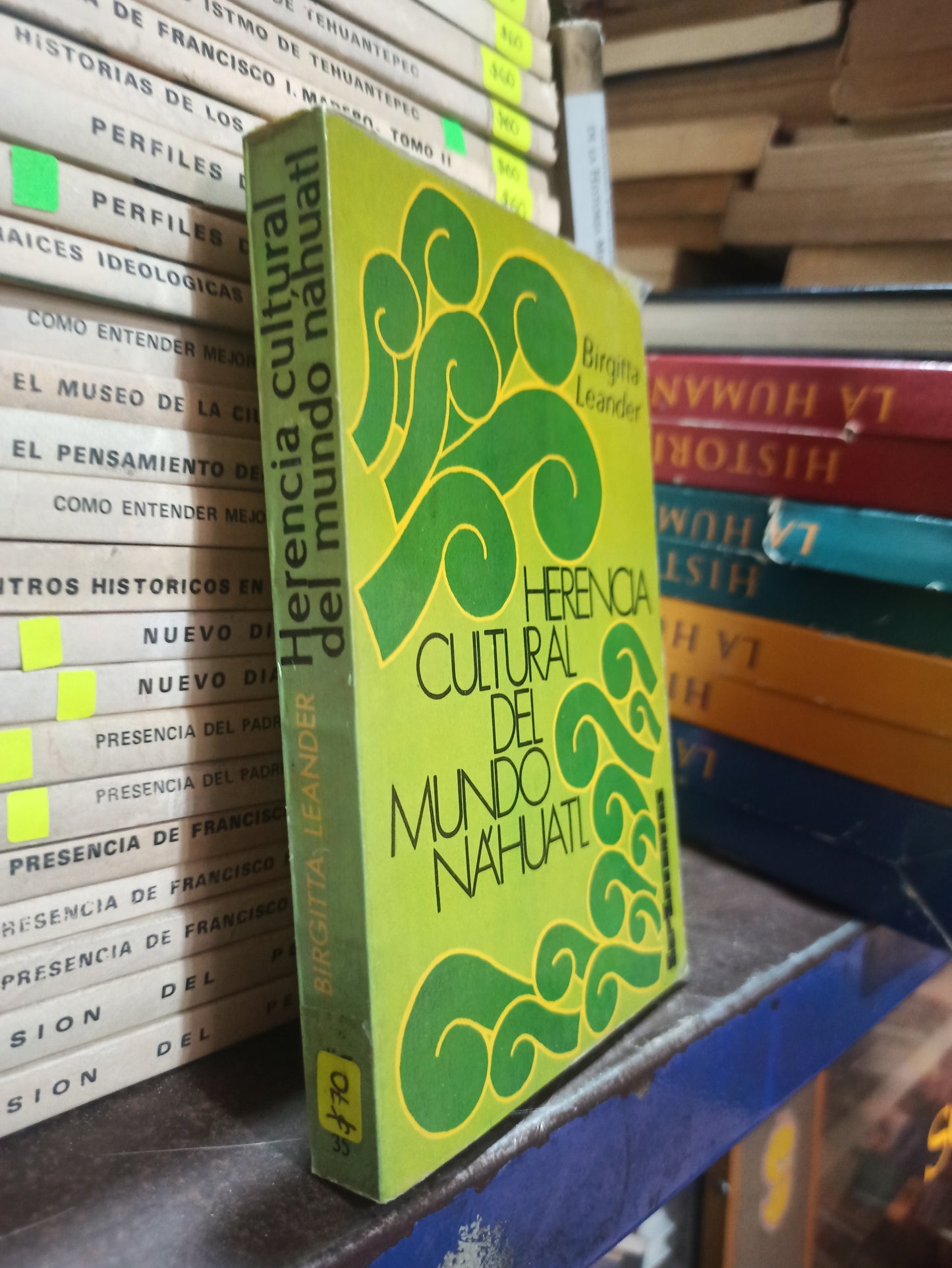 HERENCIA CULTURAL DEL MUNDO NAHUATL POR BIRGITTA LEANDER USADO HISTORIA ALDAMA