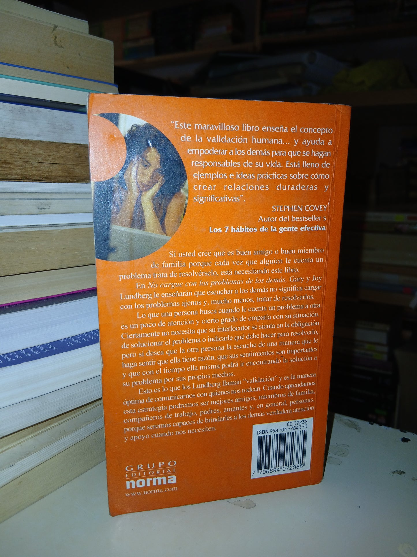NO CARGUE CON LOS PROBLEMAS DE LOS DEMÁS POR GARY B. LUNDBERG Y JOY S. LUNDBERG USADO SUPERACIÓN PERSONAL LITERARIO 207