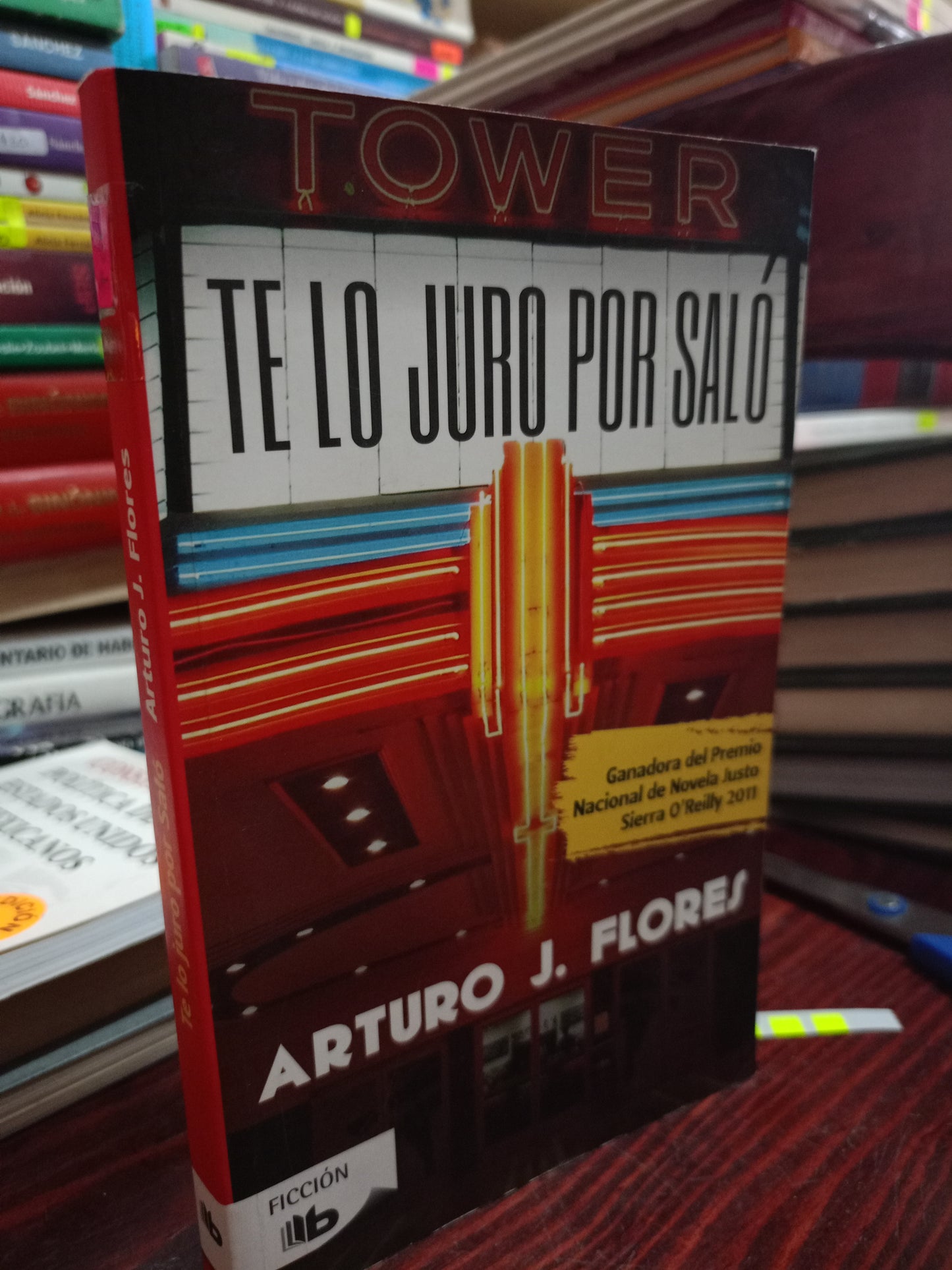 TE LO JURO POR SALO POR ARTURO J.FLORES USADO NOVELA LITERARIO 305