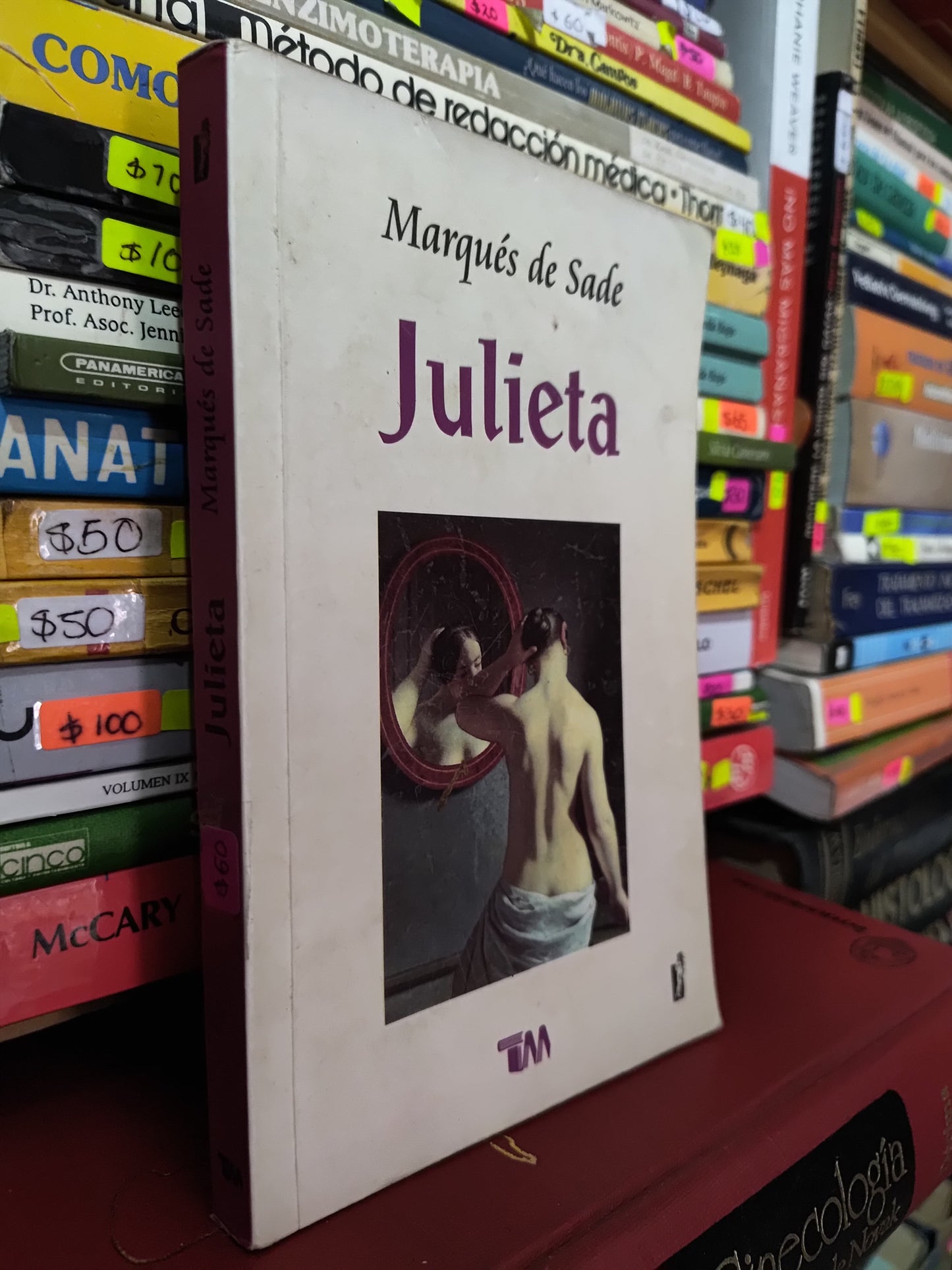 JULIETA POR EL MARQUES DE SADE USADO NOVELAS LITERARIO 305