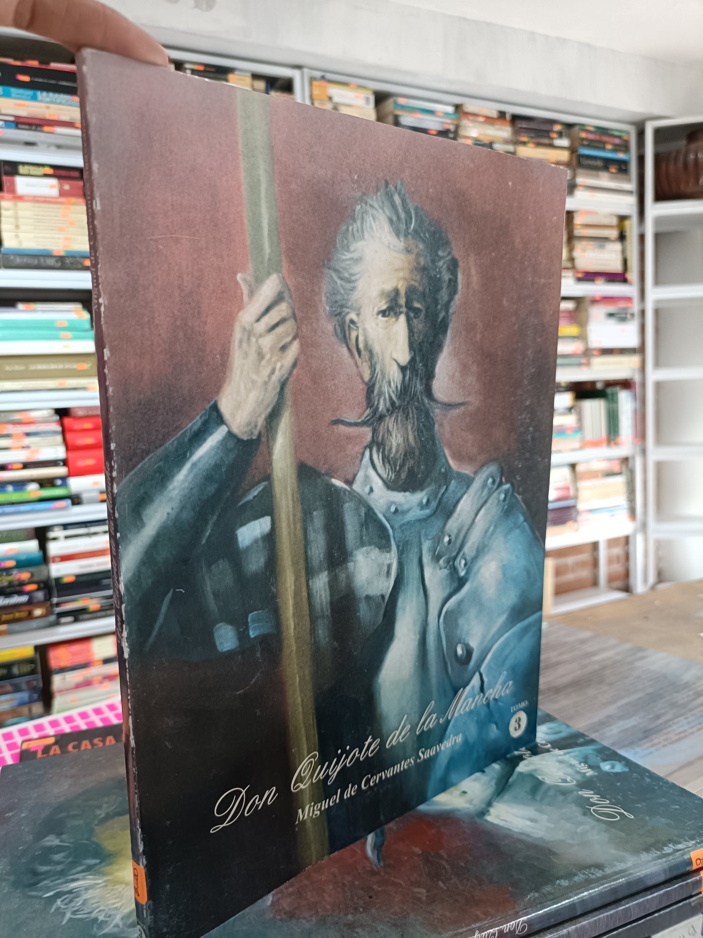 DON QUIJOTE DE LA MANCHA MIGUEL DE CERVANTES SAAVEDRA ILUSTRADO 3 USADOS NOVELAS JUAREZ 515