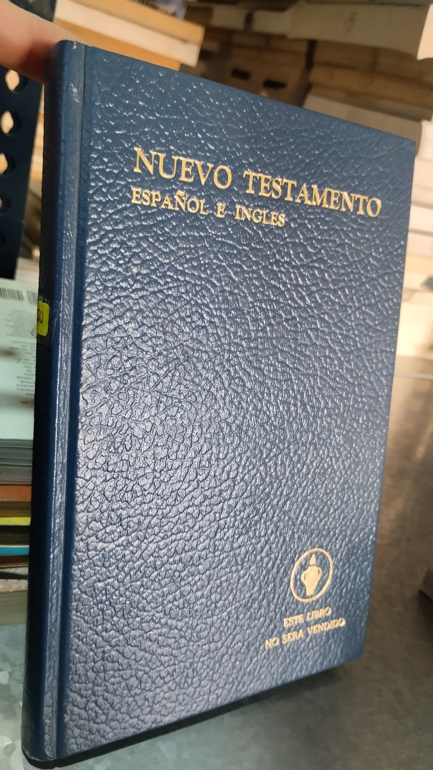 EL NUEVO TESTAMENTO ESPAÑOL INGLES LIBRO USADO RELIGION ALDAMA