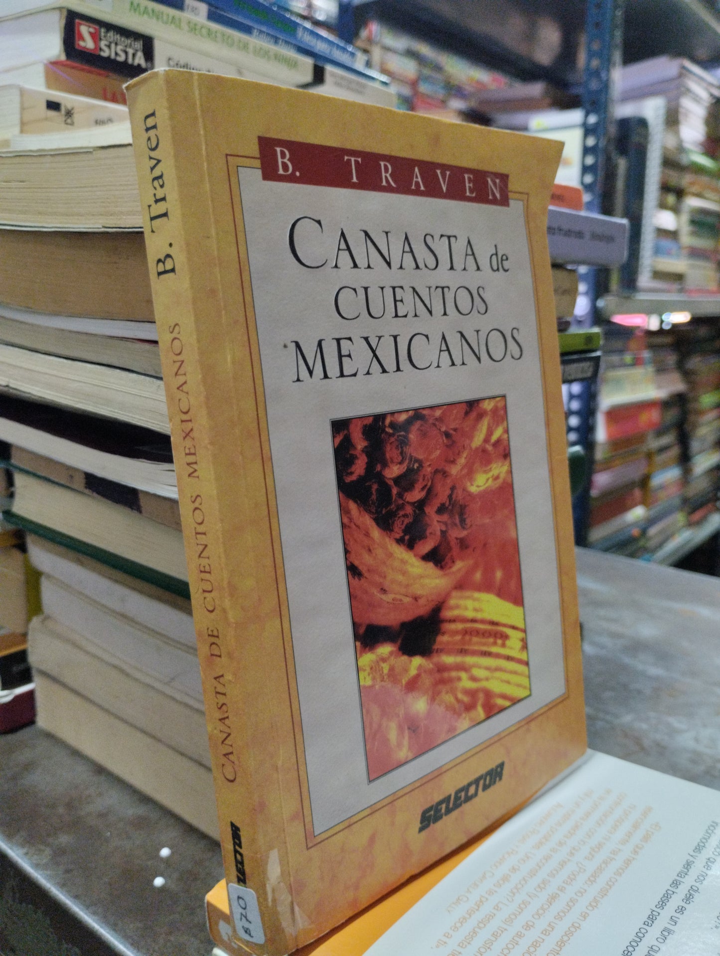 CANASTA DE CUENTOS MEXICANOS POR B TRAVEN USADO NOVELAS ALDAMA