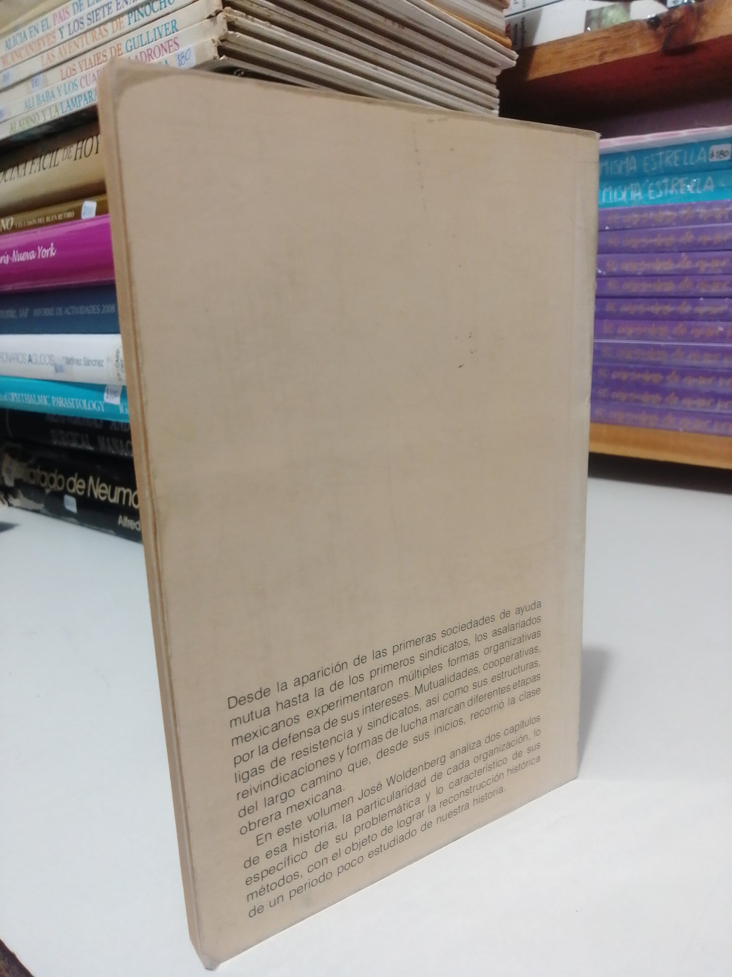 ANTECEDENTES DEL SINDICALISMO POR JOSÉ WOLDENBERG USADO HISTORIA JUÁREZ
