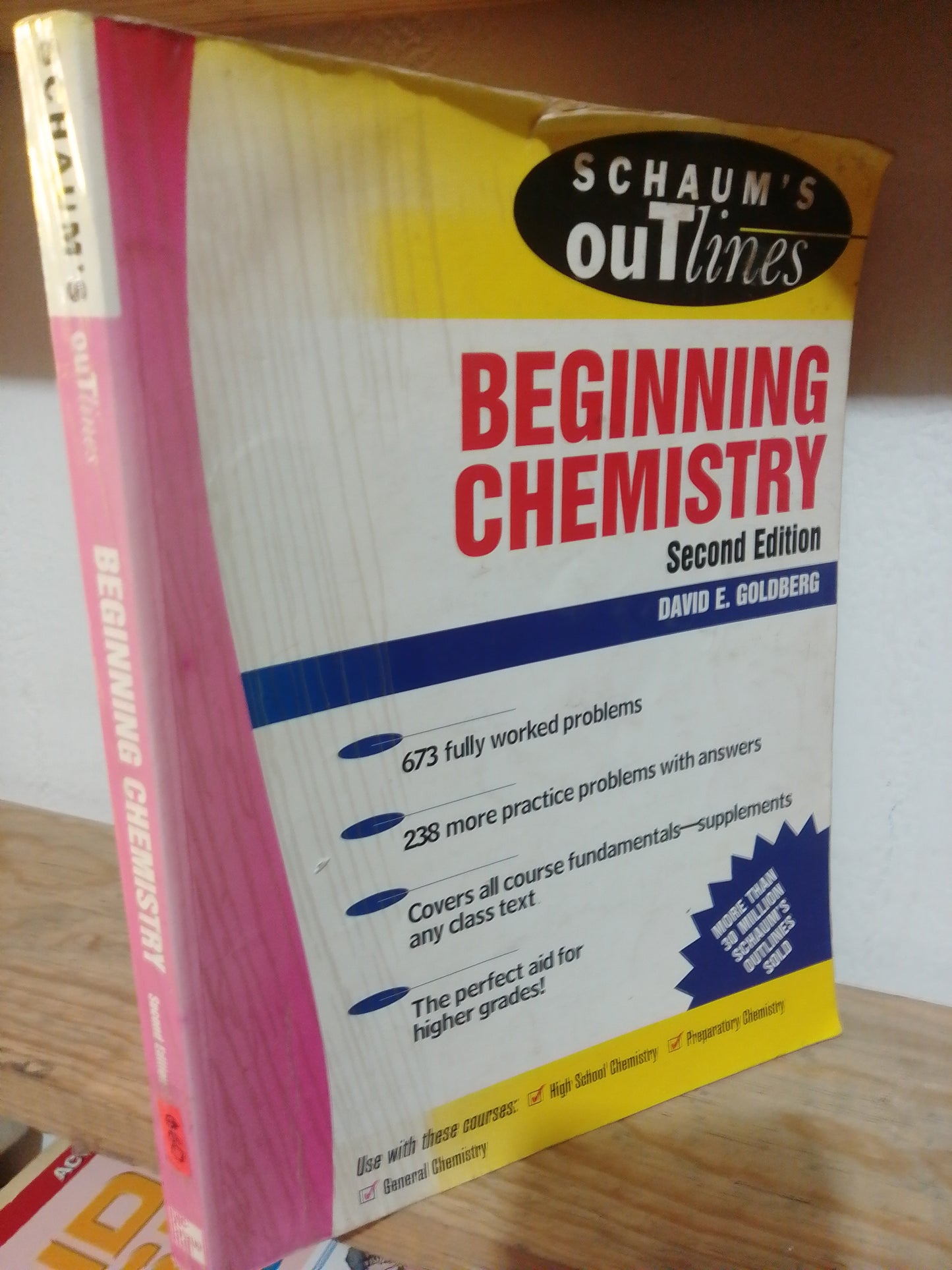 BEGINNING CHEMISTRY POR DAVID E. GOLDBERG USADO IDIOMAS JUAREZ