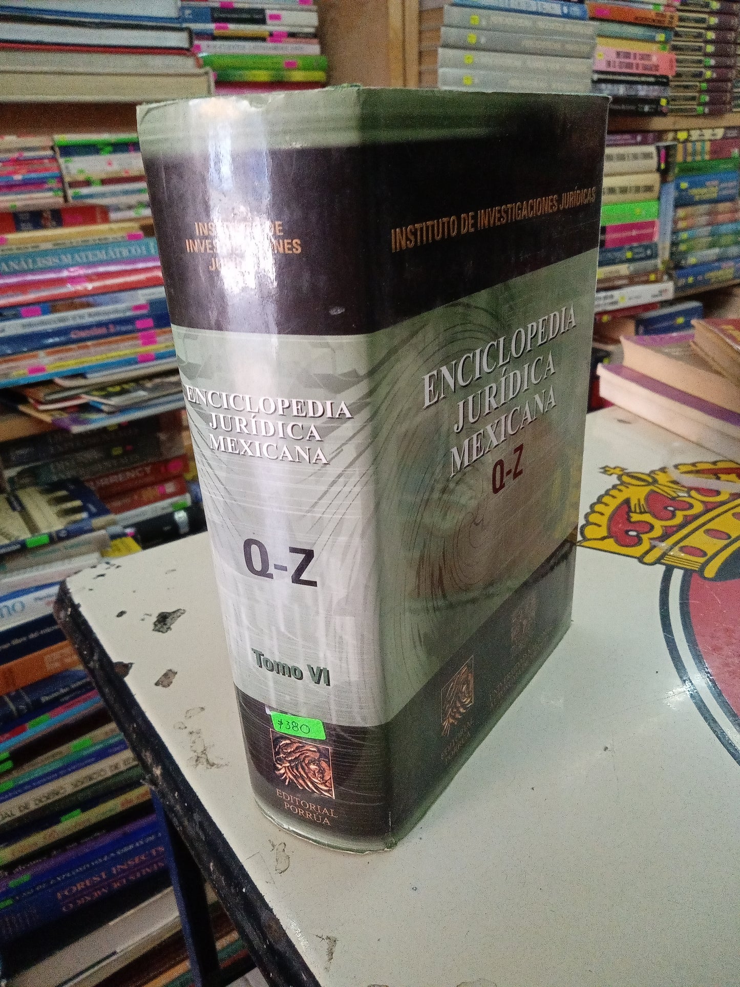 ENCICLOPEDIA JURIDICA MEXICANA Q Z TOMO VI USADO DERECHO LITERARIO 207