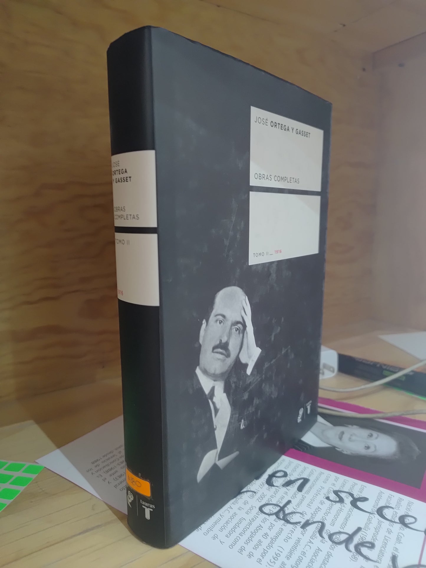 OBRAS COMPLETAS TOMO 2 POR JOSE ORTEGA Y GASSET USADO NOVELAS JUAREZ 515
