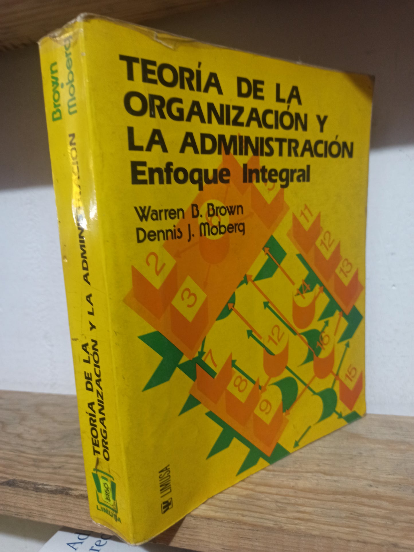 TEORIA DE LA ORGANIZACION Y LA ADMINISTRACION ENFOQUE INTEGRAL POR WARREN B. BROWN Y DENNIS J. MOBERG USADO ADMINISTRACIÓN JUÁREZ
