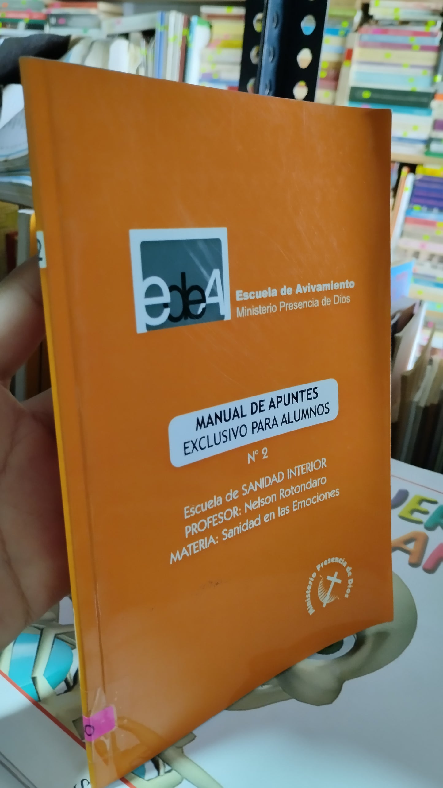 MANUAL DE APUNTES EXCLUSIVO PARA ALUMNOS POR LA ESCUELA DE AVIVAMIENTO LIBRO USADO RELIGION ALDAMA