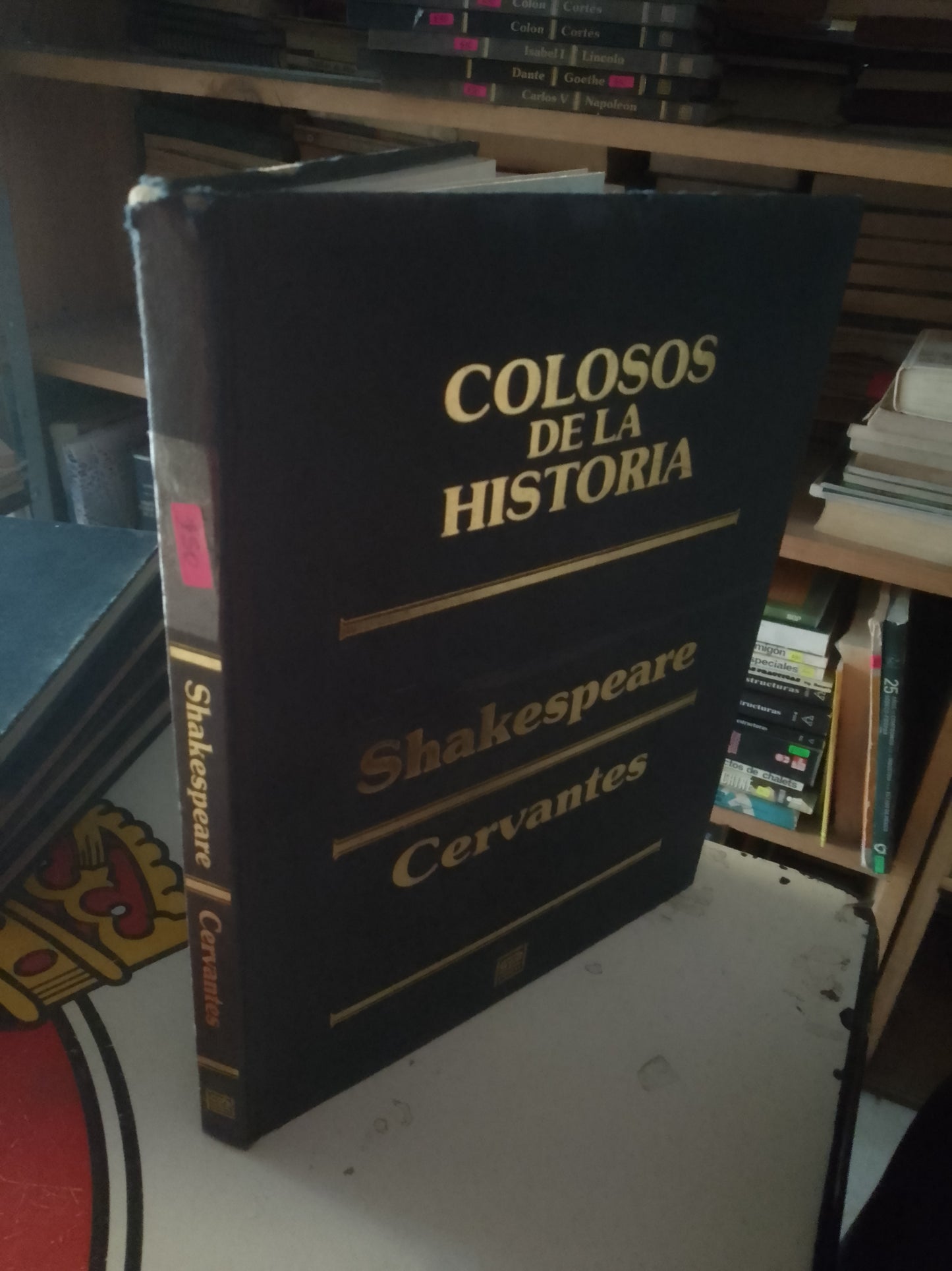 COLOSOS DE LA HISTORIA: SHAKESPEARE / CERVANTES (VARIOS AUTORES) USADO HISTORIA LITERARIO 207