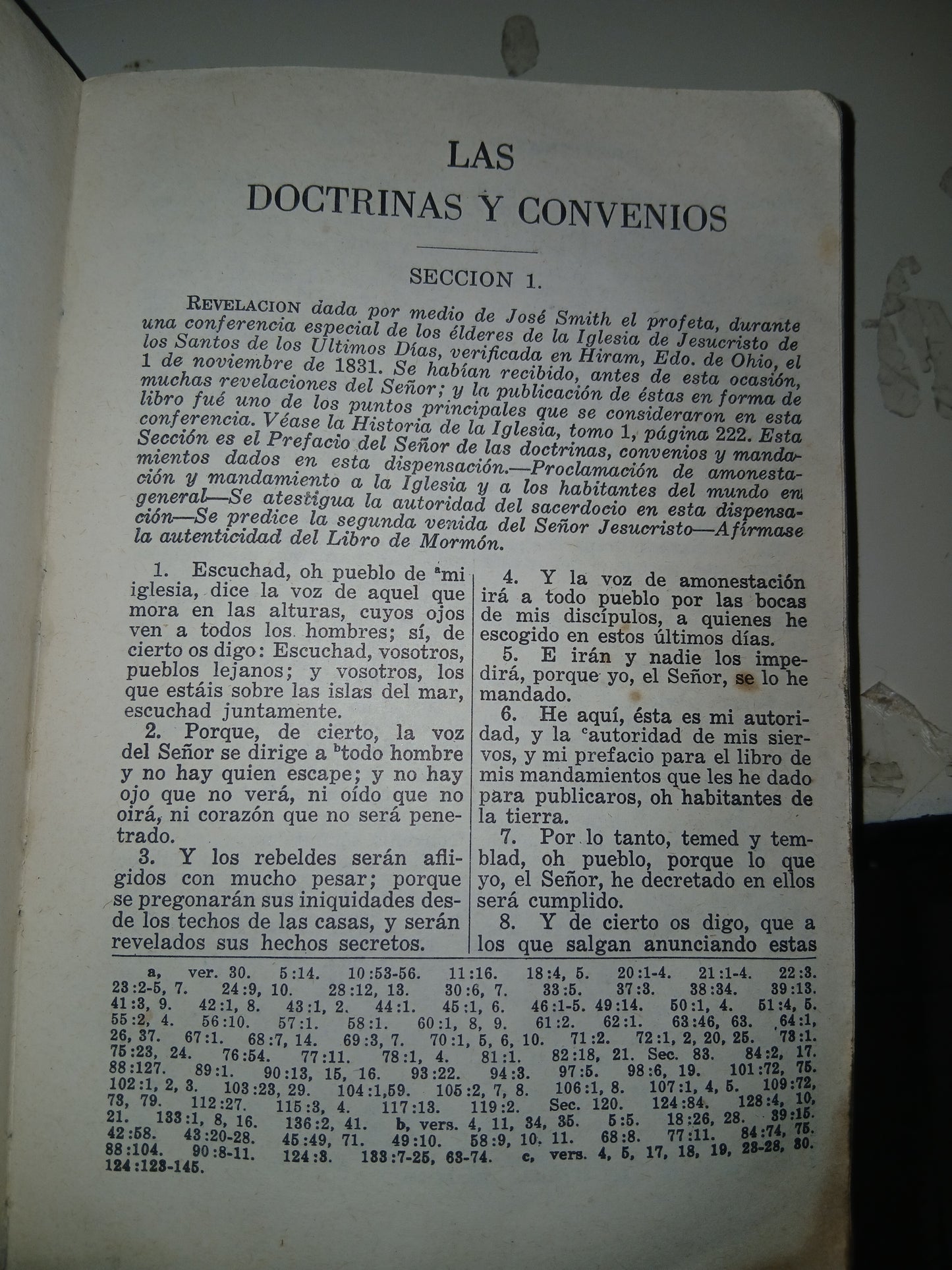 DOCTRINAS Y CONVENIOS (VARIOS AUTORES) USADO RELIGIÓN LITERARIO 207