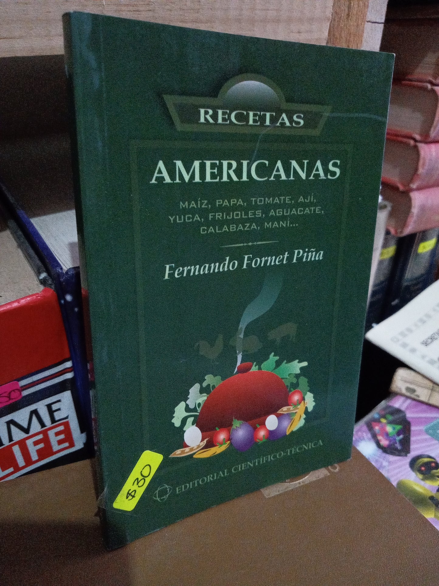 RECETAS AMERICANAS FERNANDO FORNET PIÑA USADO COCINA LITERARIO #305