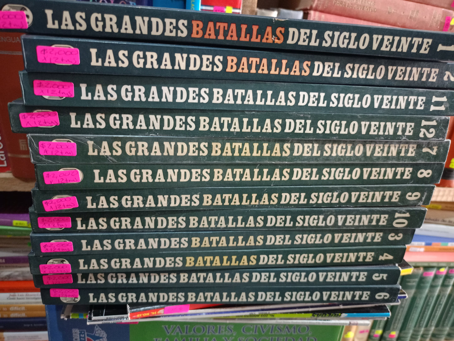 LAS GRANDES BATALLAS DEL SIGLO VEINTE 12 TOMOS USADO HISTORIA LITERARIO 305